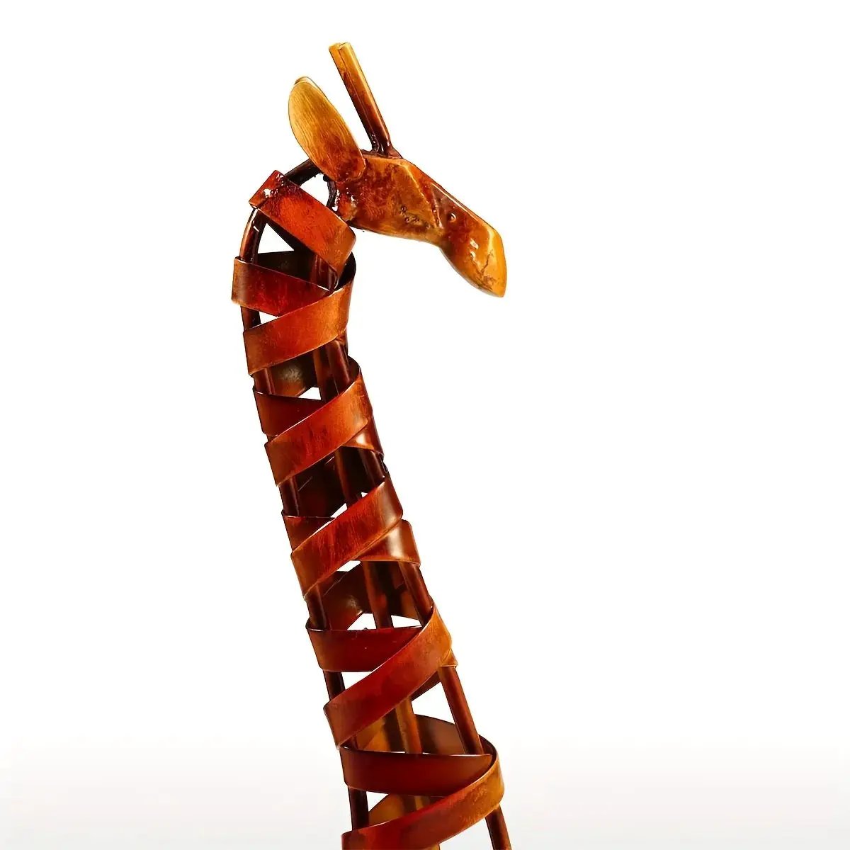 Abstract Iron Giraffe Sculpture Decorative Tabletop Accent by House Of Avana