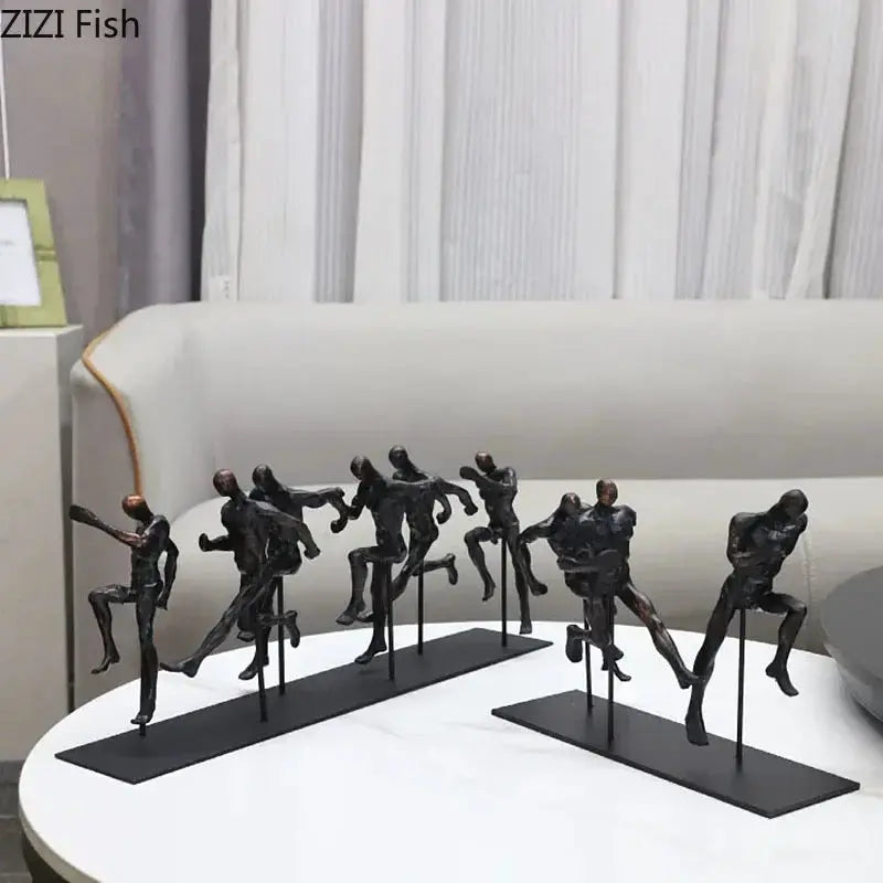 Sculpture - Modern Metal Figure by House Of Avana