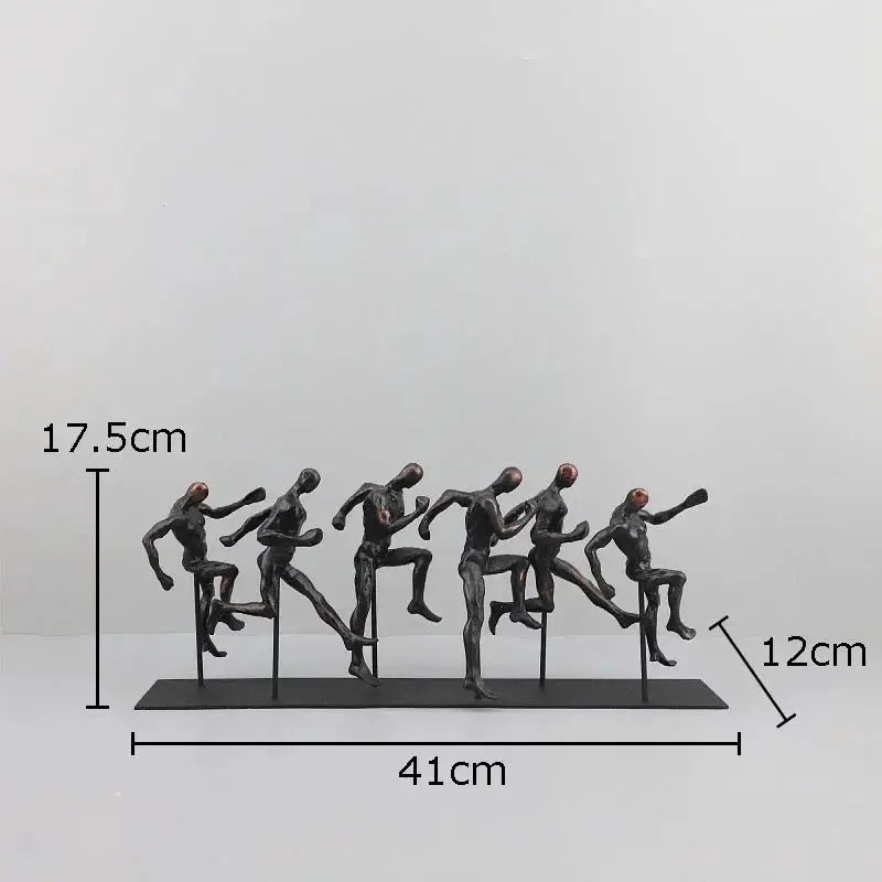 Sculpture - Modern Metal Figure by House Of Avana