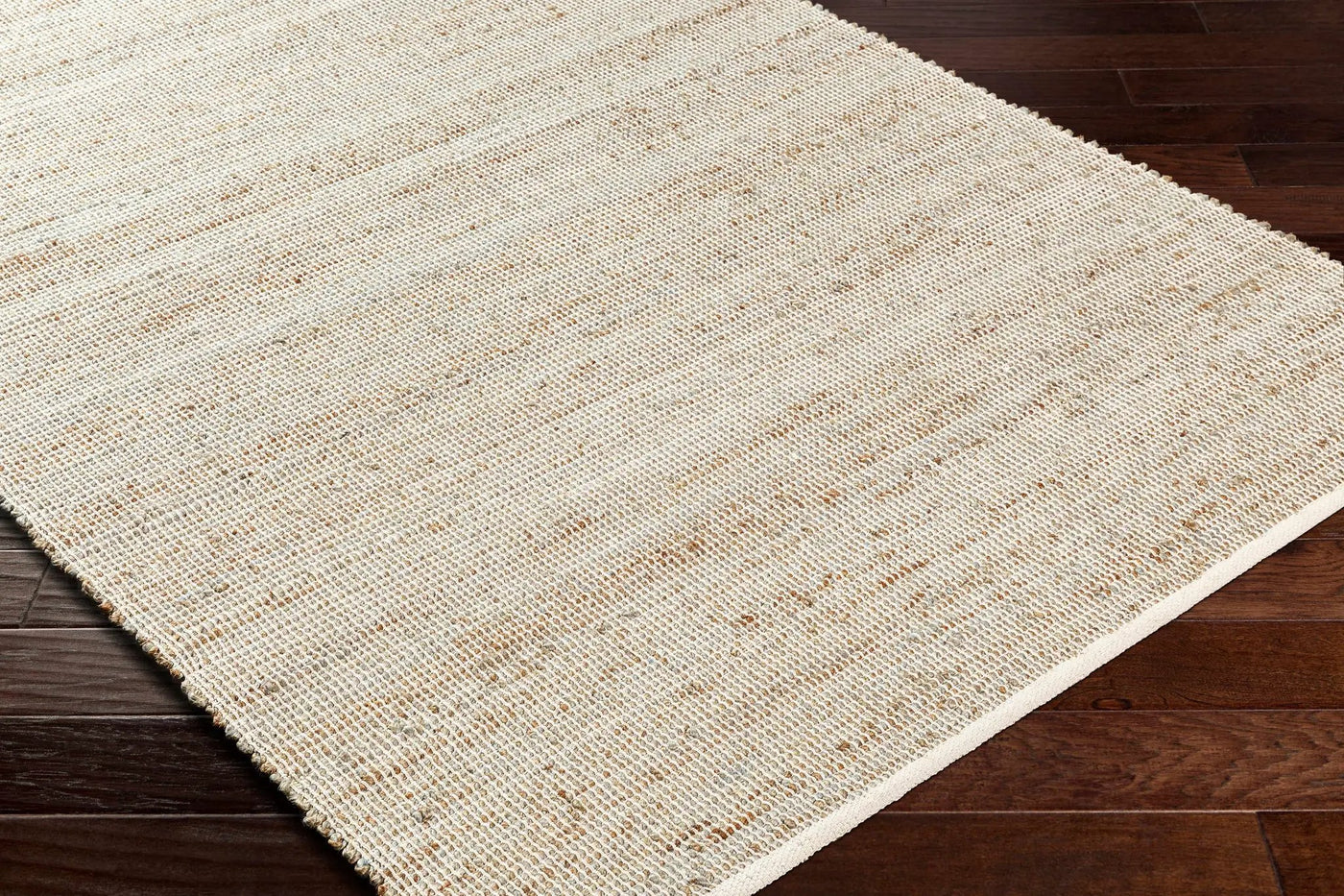 Byrne Beige & Green Jute Rug - Clearance by Boutique Rugs