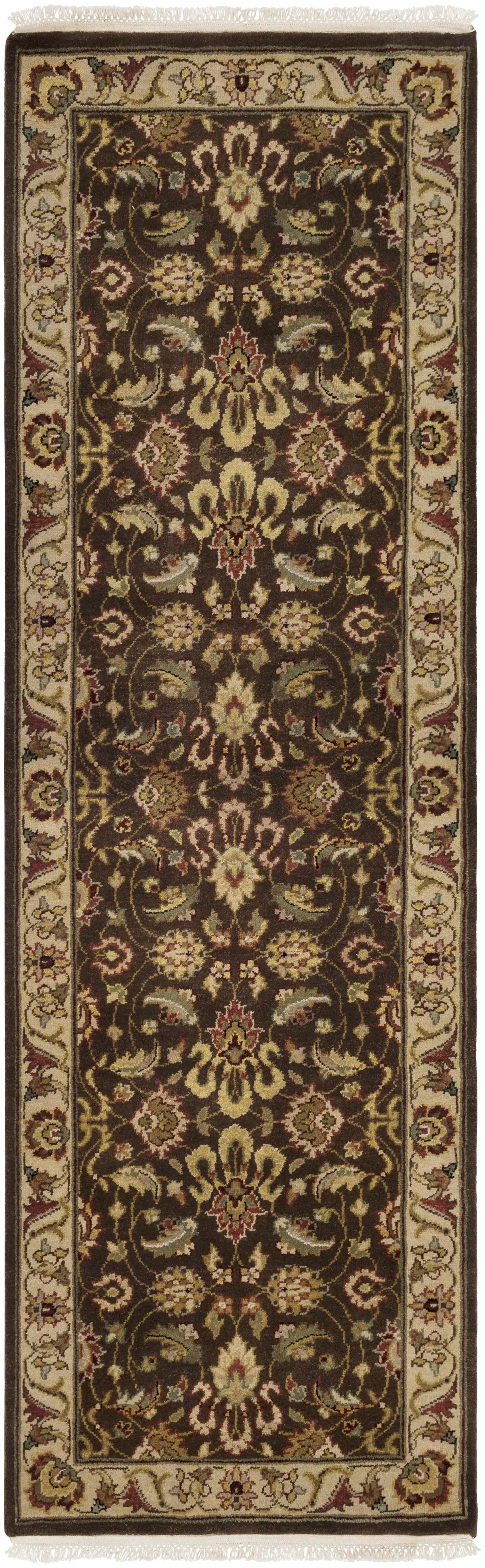 Necia Beige Damask Area Rug - Clearance by Boutique Rugs