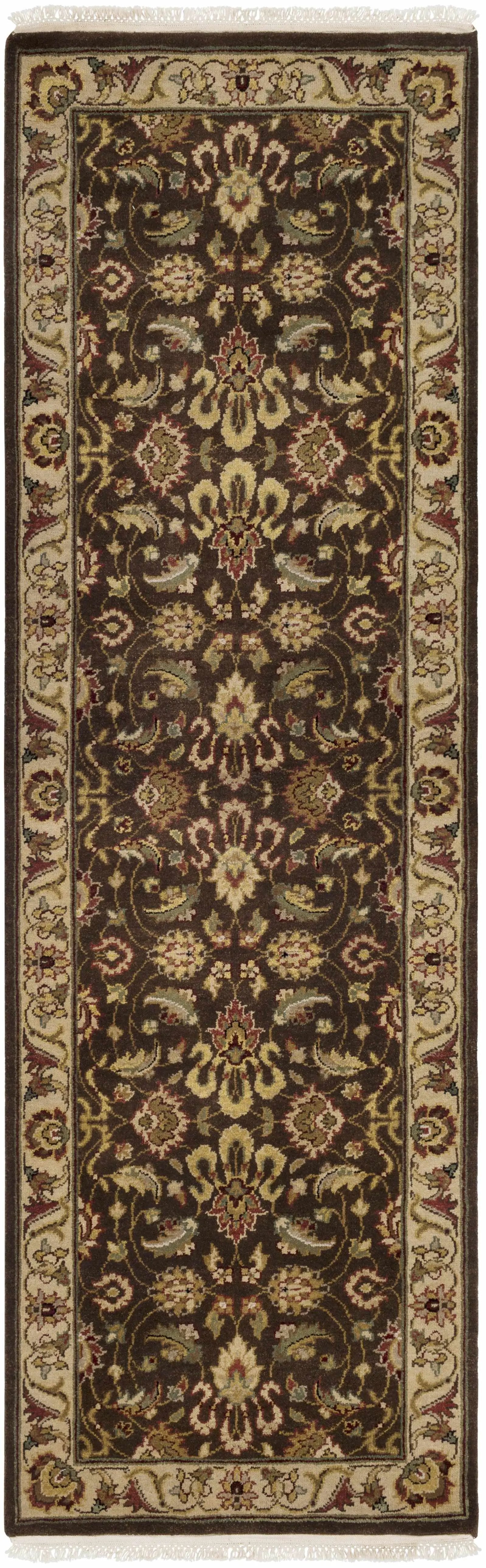 Necia Beige Damask Area Rug - Clearance by Boutique Rugs