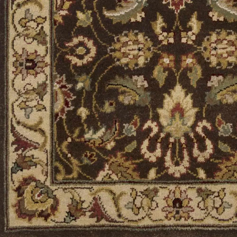 Necia Beige Damask Area Rug - Clearance by Boutique Rugs