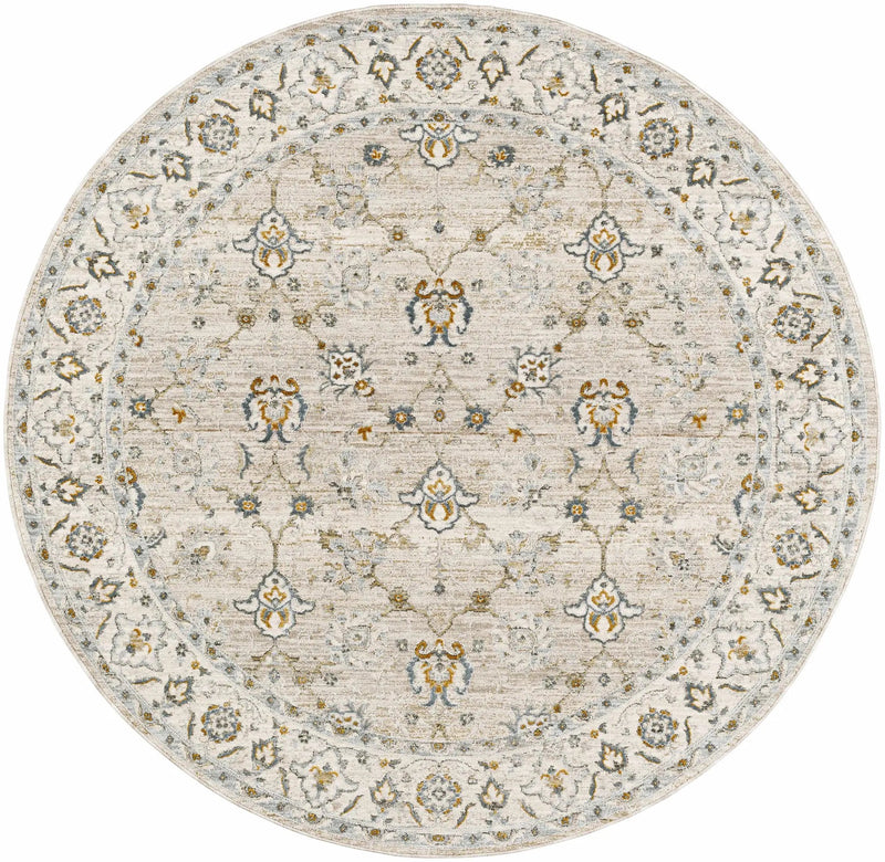 Amaru Cream & Sage Textured Rug with Fringes by Boutique Rugs