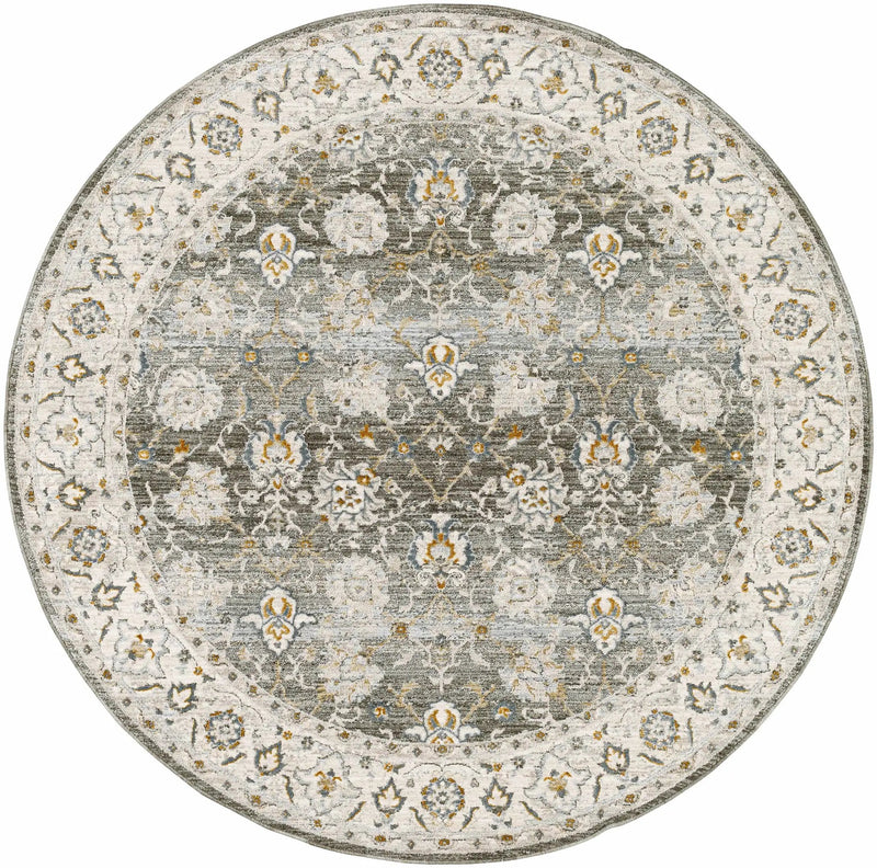 Amaru Green Textured Rug with Fringes by Boutique Rugs