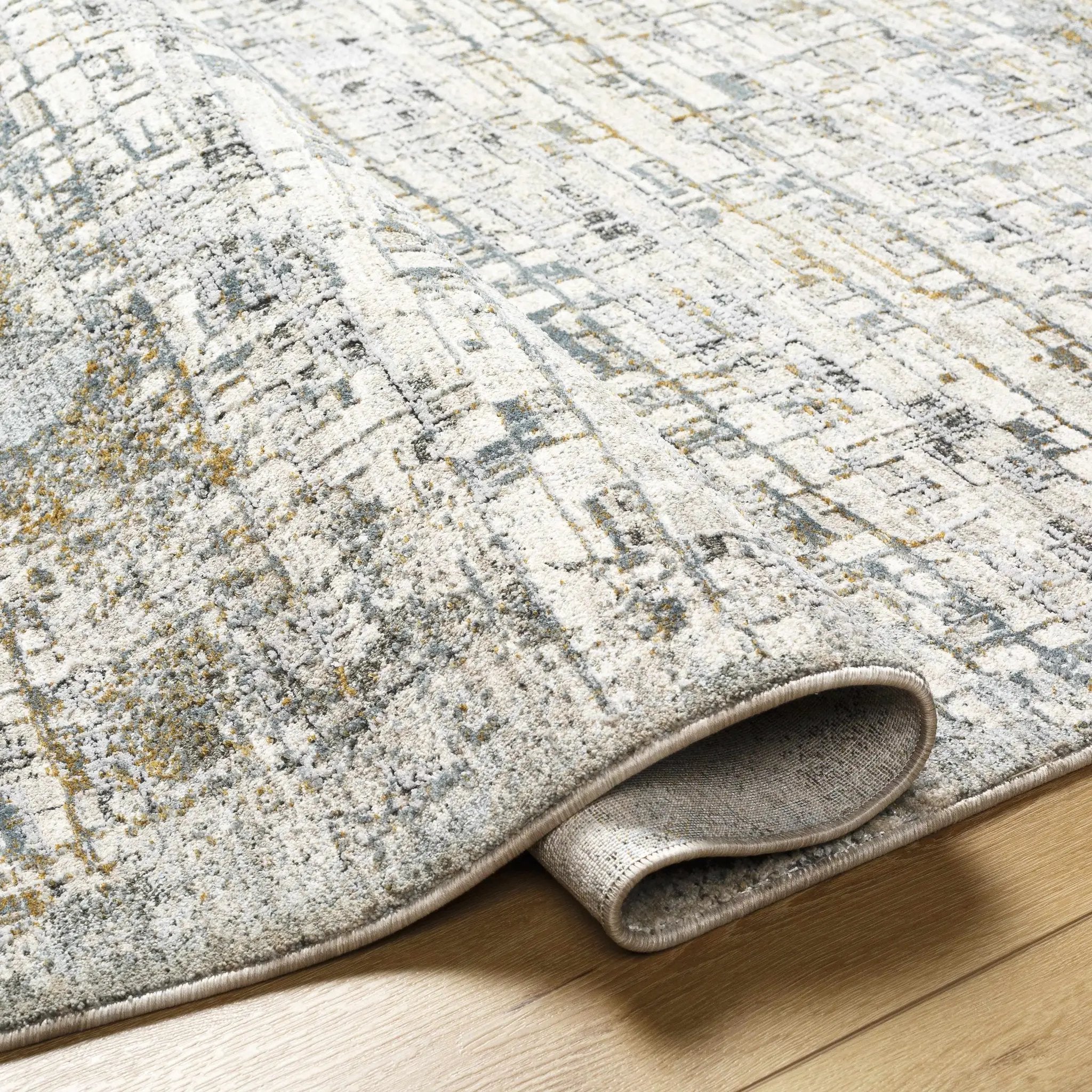 Chaka Textured Rug with Fringes by Boutique Rugs