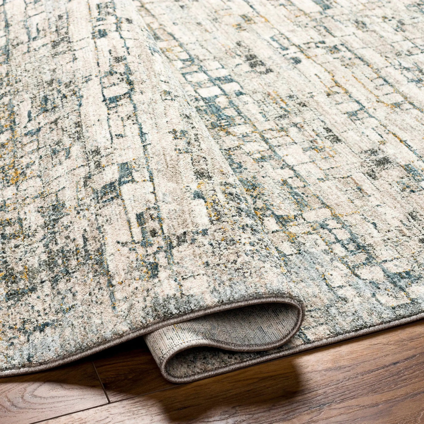 Chaka Textured Rug with Fringes by Boutique Rugs