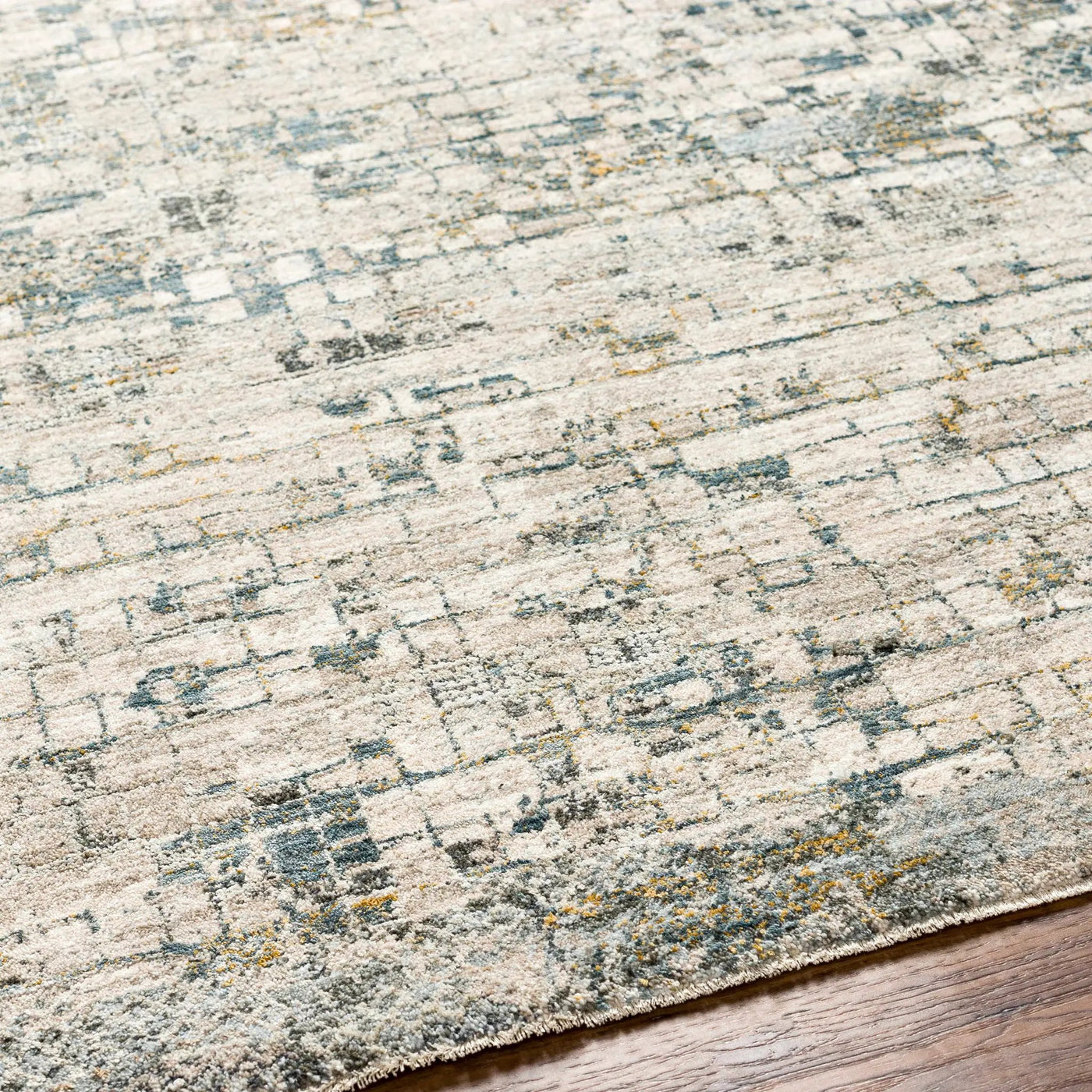 Chaka Textured Rug with Fringes by Boutique Rugs