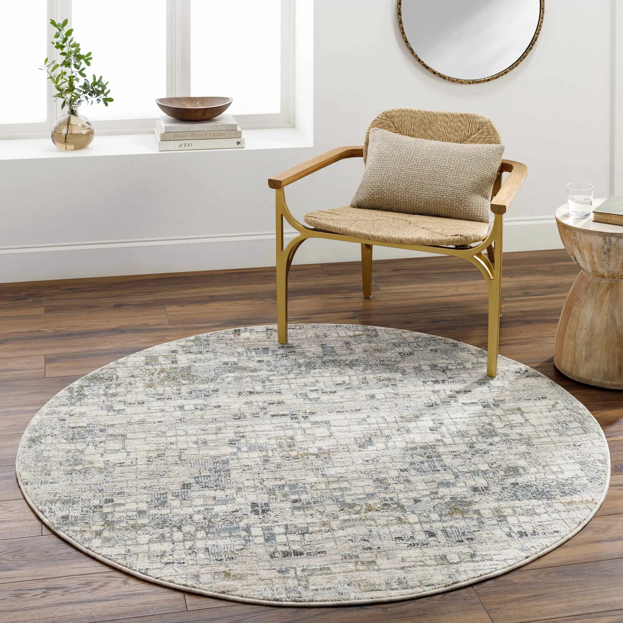 Chaka Textured Rug with Fringes by Boutique Rugs