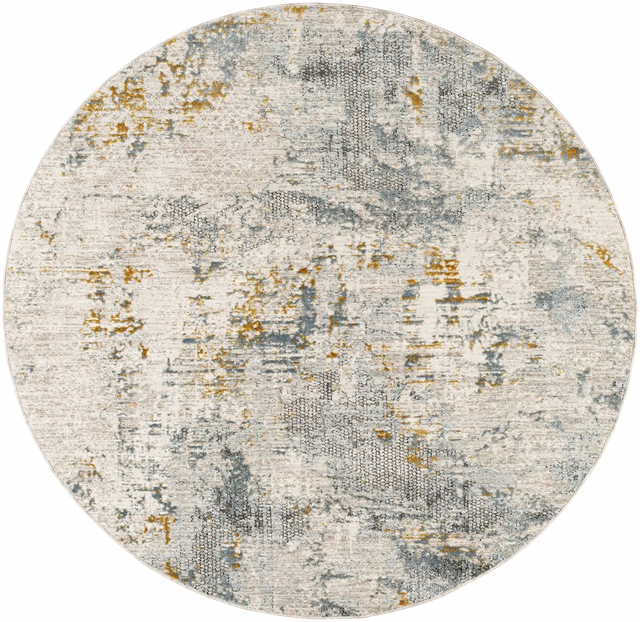 Chaya Textured Abstract Rug with Fringes by Boutique Rugs