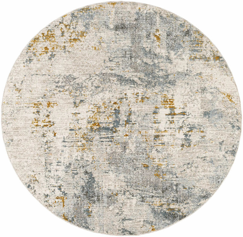 Chaya Textured Abstract Rug with Fringes by Boutique Rugs
