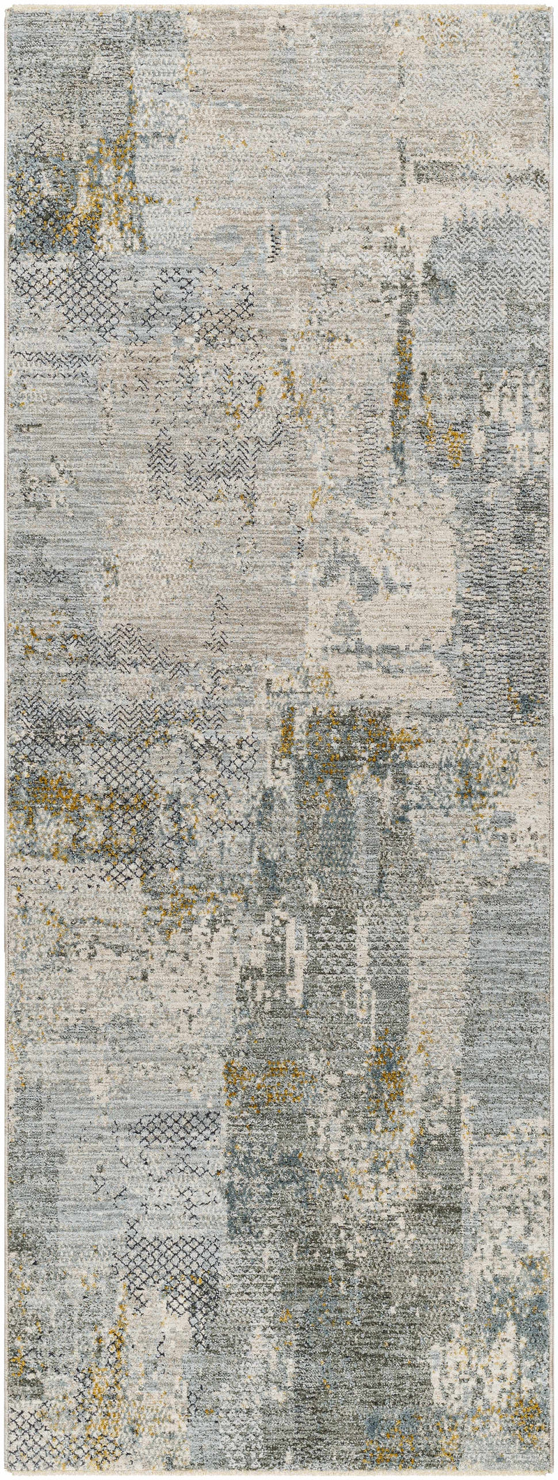 Elina Textured Abstract Rug with Fringes by Boutique Rugs