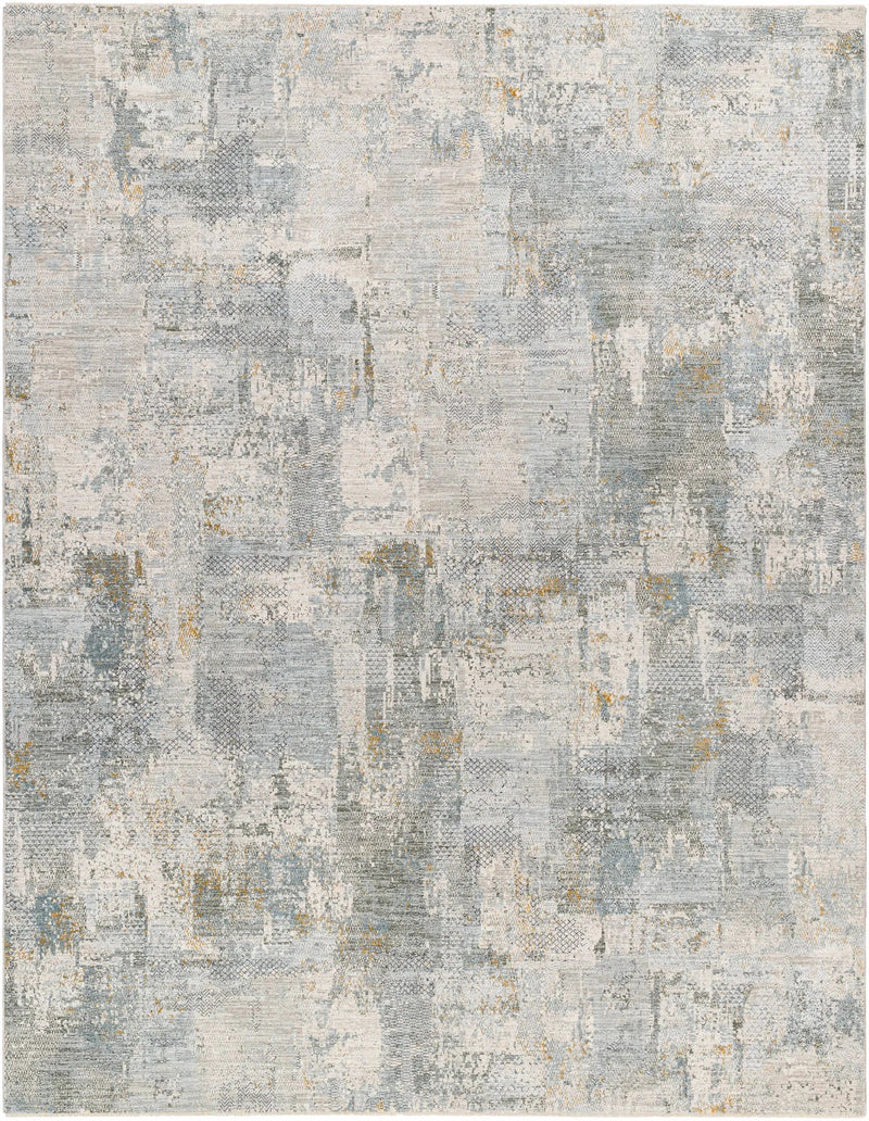Elina Textured Abstract Rug with Fringes by Boutique Rugs