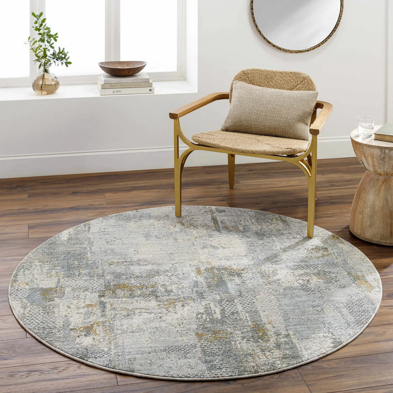 Elina Textured Abstract Rug with Fringes by Boutique Rugs