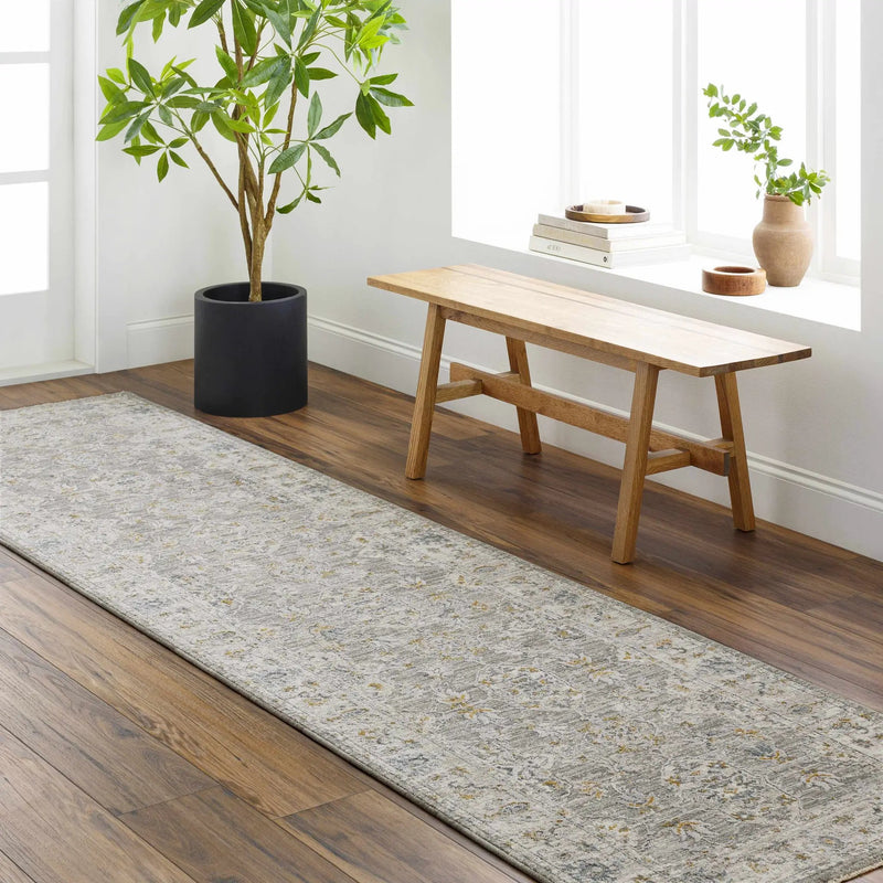 Hafsa Textured Rug with Fringes by Boutique Rugs
