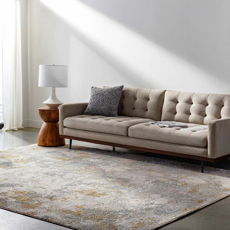 Haydn Rock Pattern Rug with Fringes by Boutique Rugs