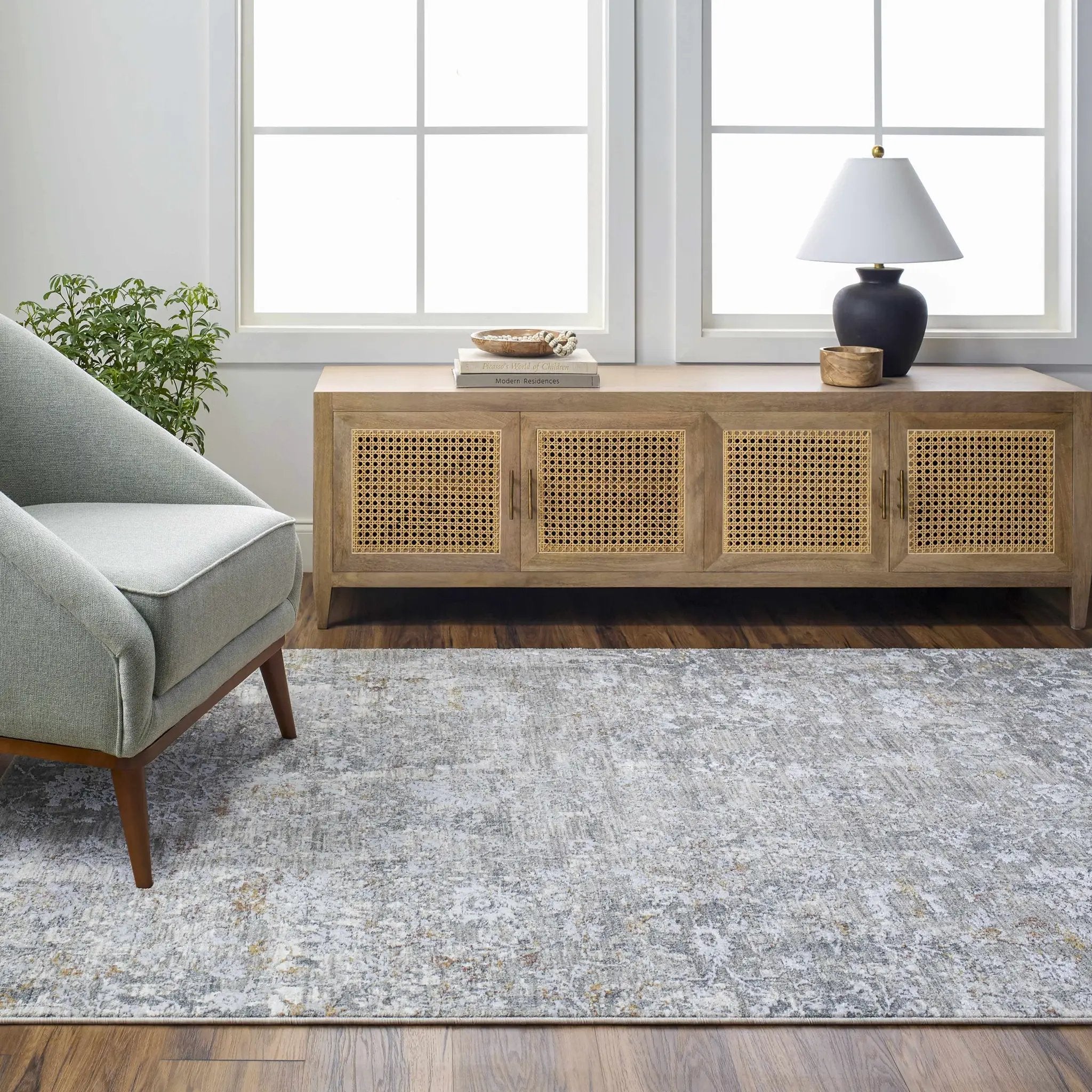 Ifama Textured Rug with Fringes by Boutique Rugs