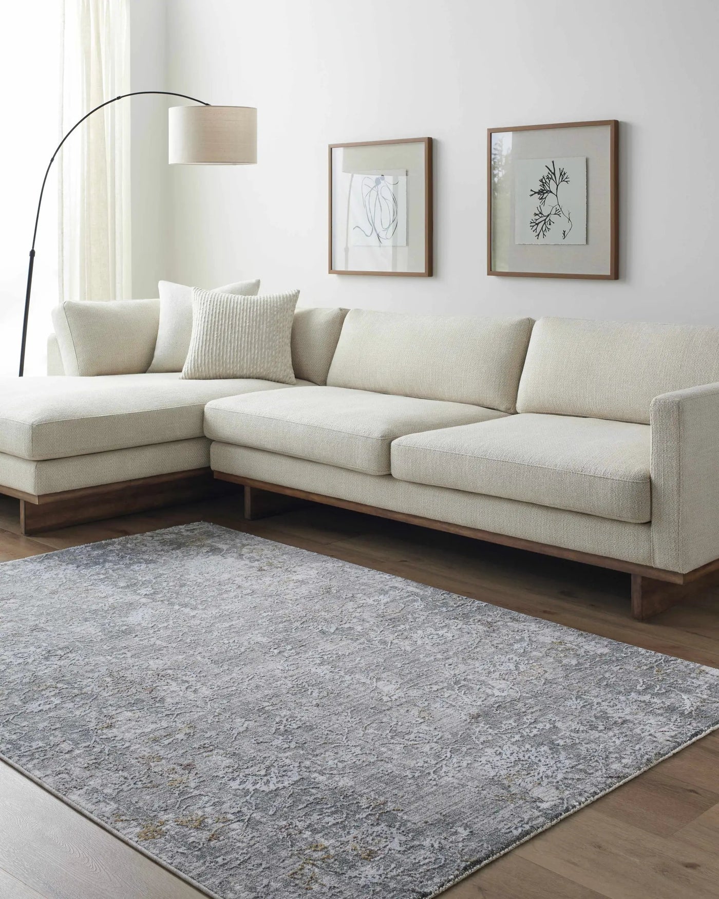 Ifama Textured Rug with Fringes by Boutique Rugs