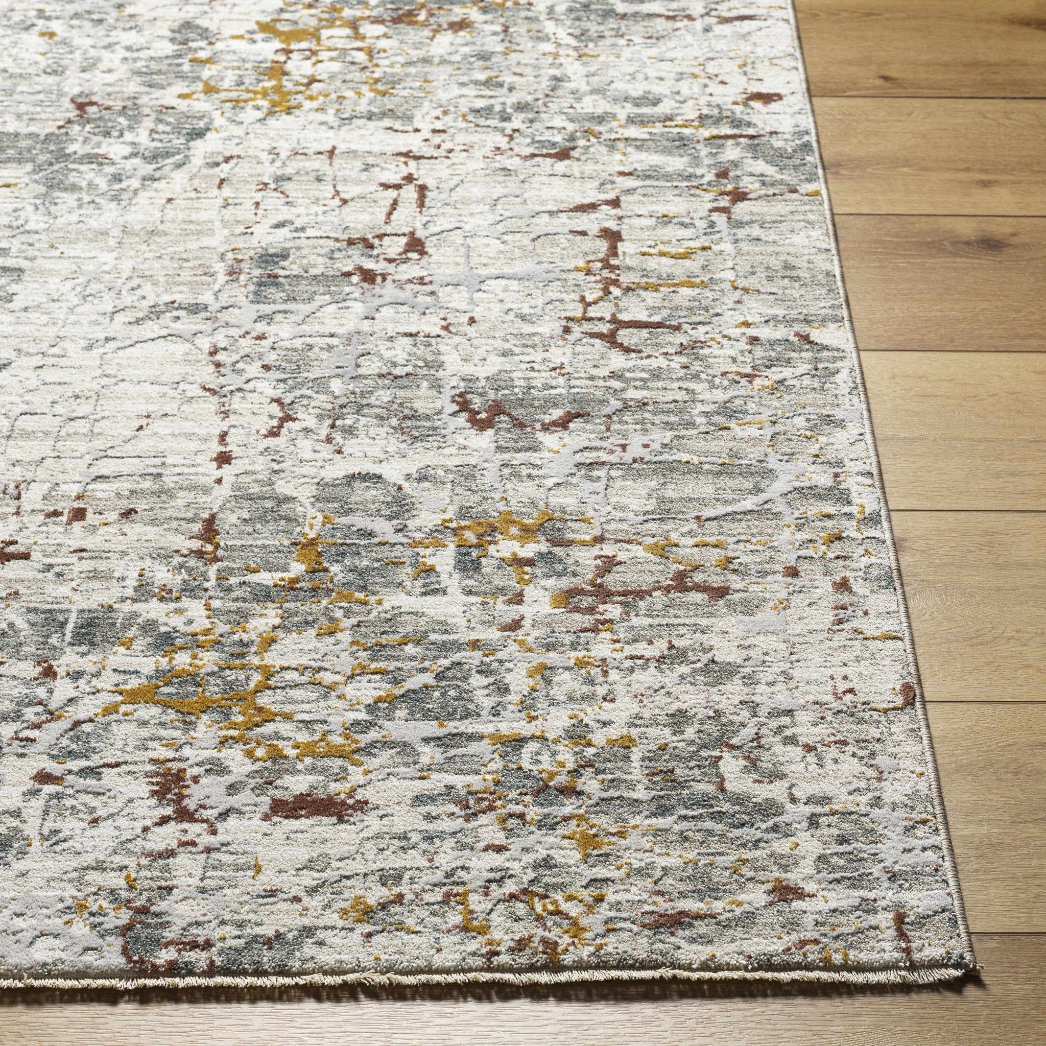 Kasim Textured Rug with Fringes by Boutique Rugs