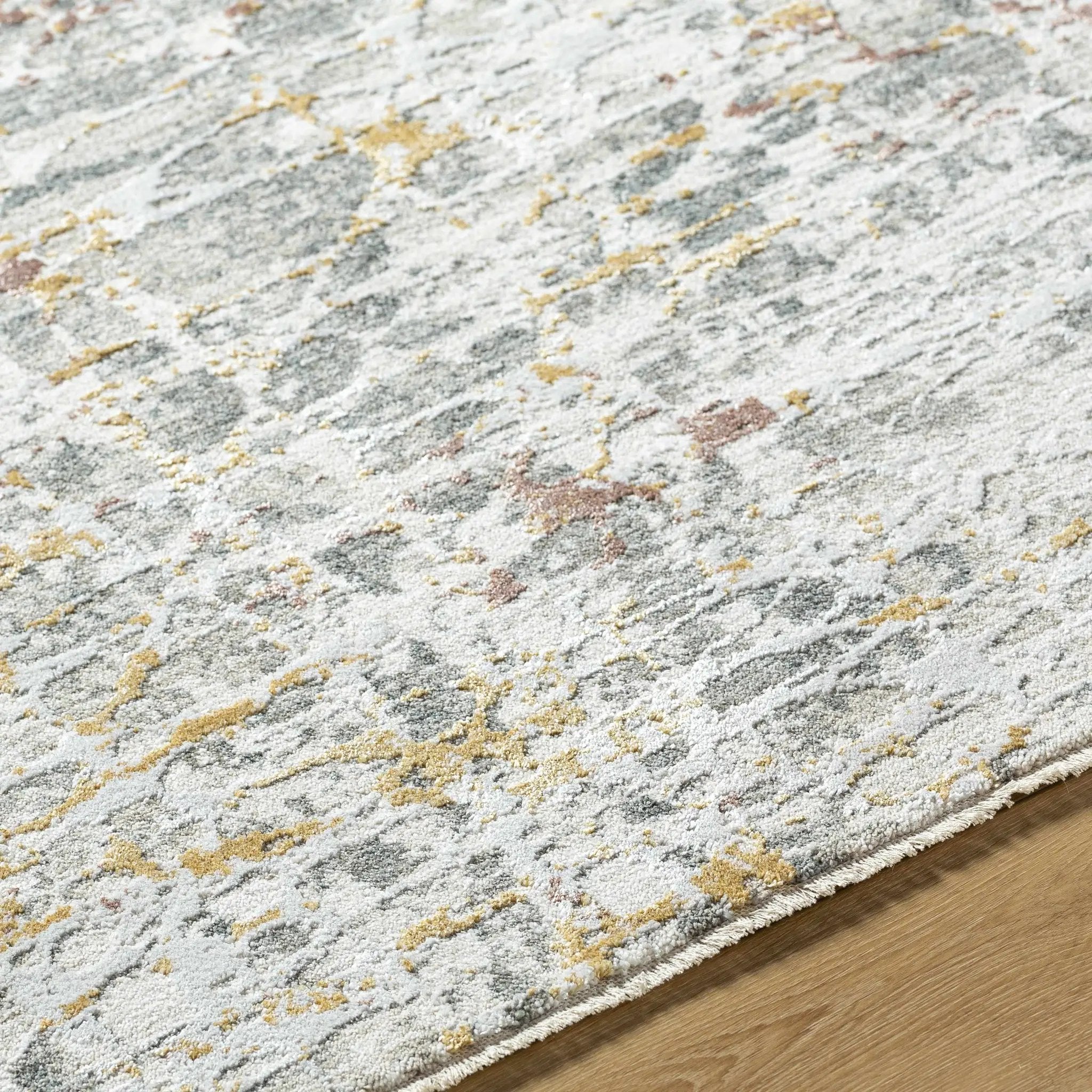 Kasim Textured Rug with Fringes by Boutique Rugs