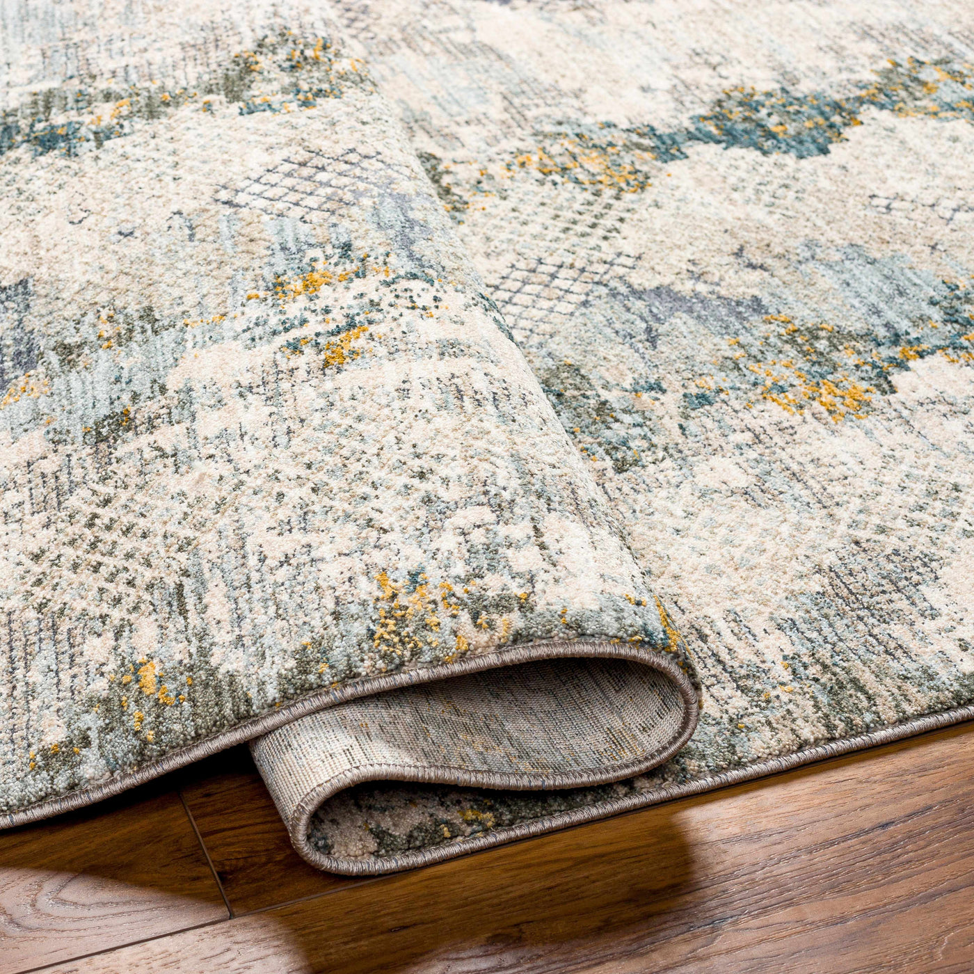 Lalo Textured Rug with Fringes by Boutique Rugs