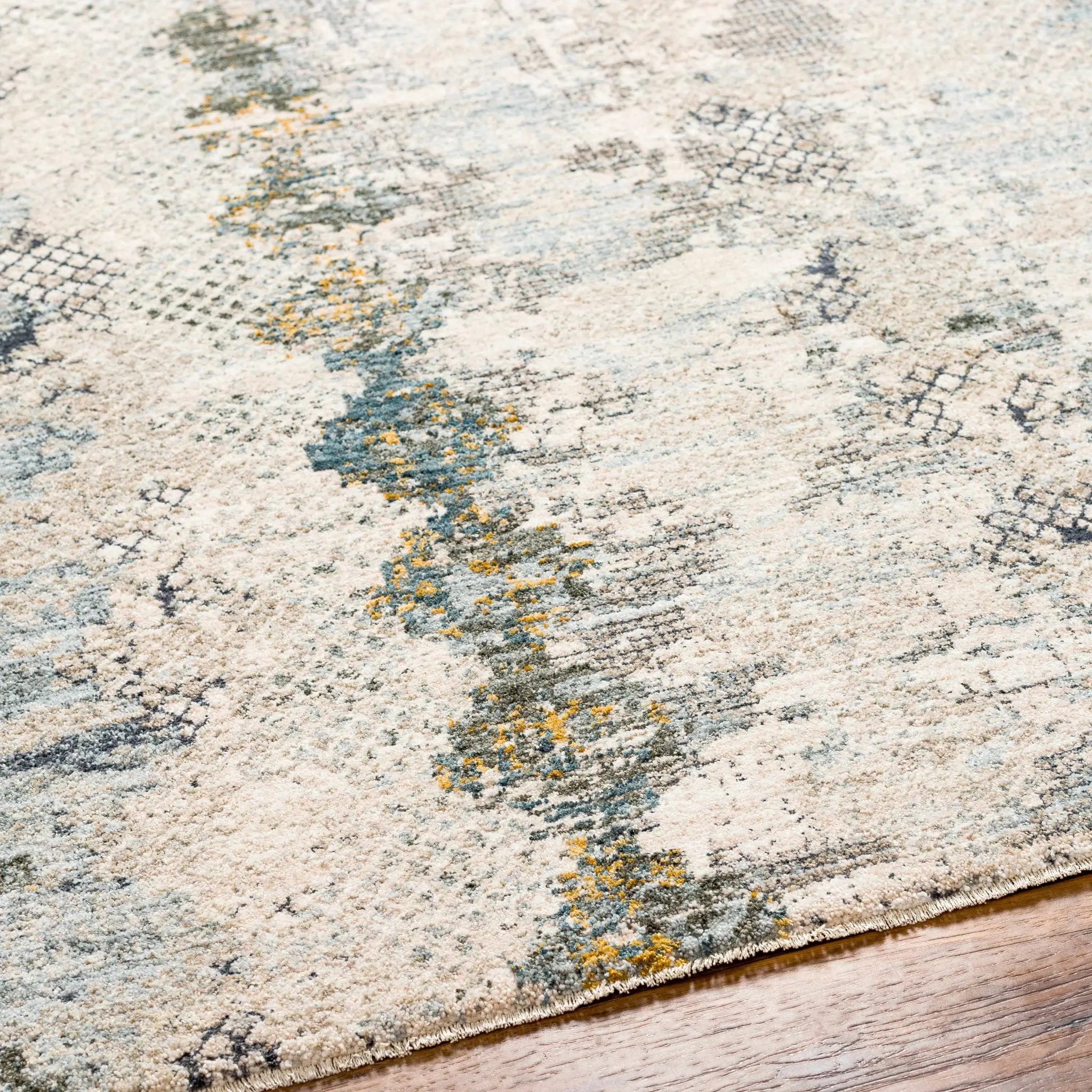 Lalo Textured Rug with Fringes by Boutique Rugs