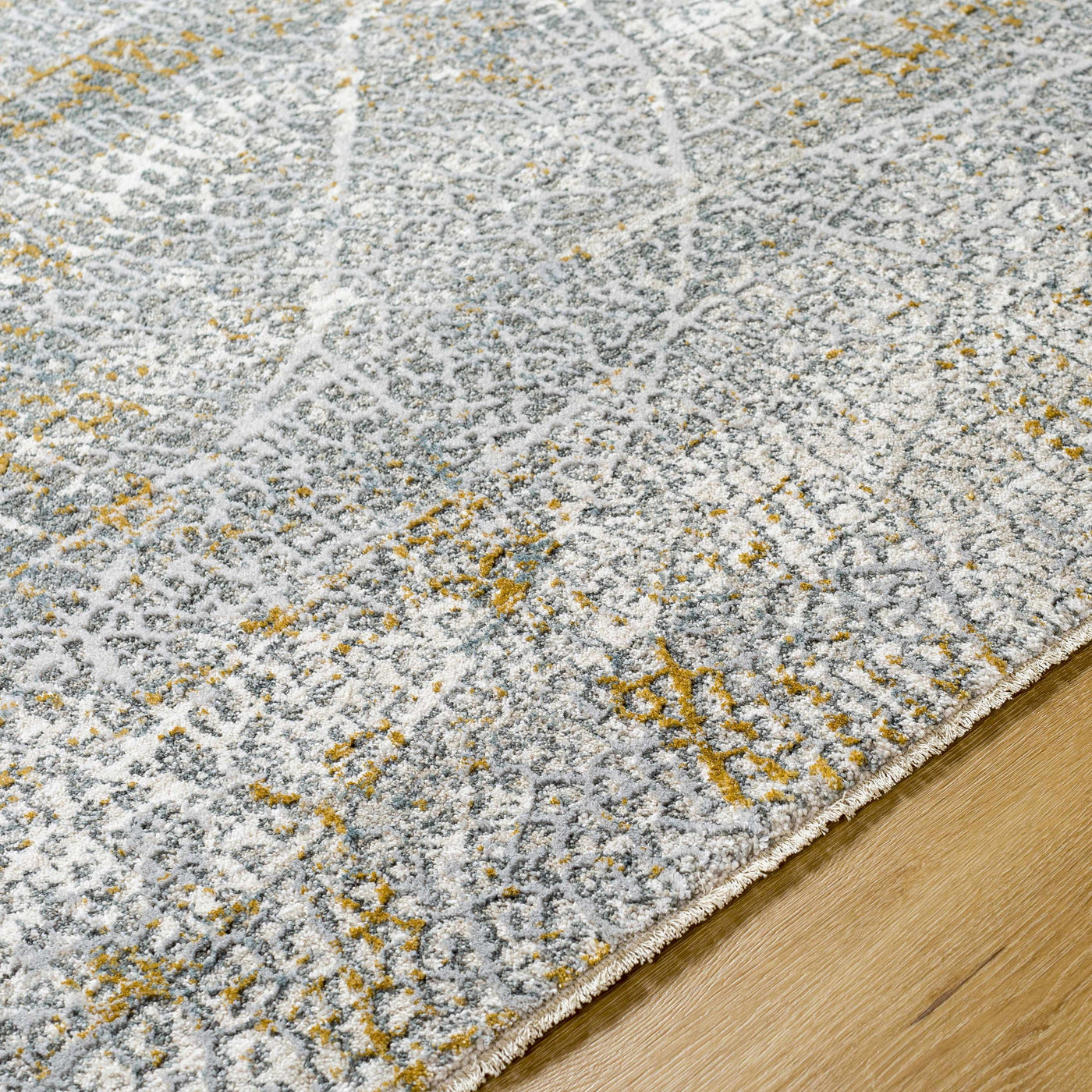 Mila Textured Rug with Fringes by Boutique Rugs