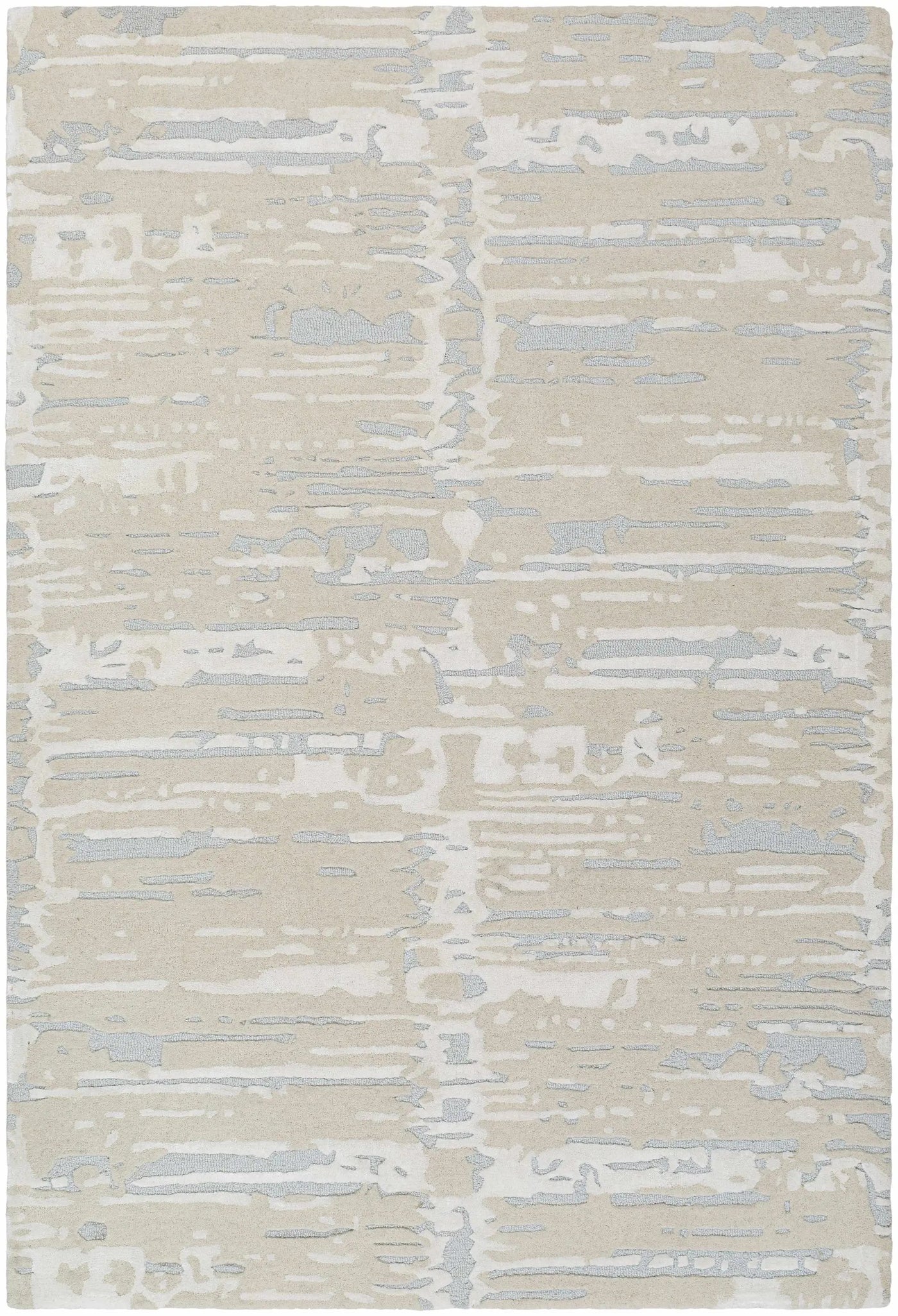 Kadin Cream Abstract Area Rug - Clearance by Boutique Rugs