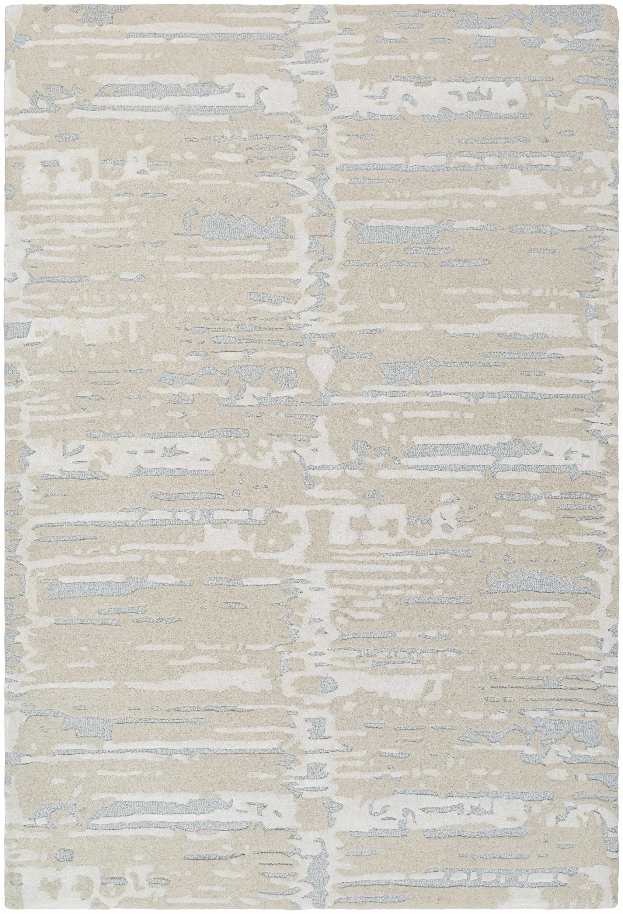 Kadin Cream Abstract Area Rug - Clearance by Boutique Rugs