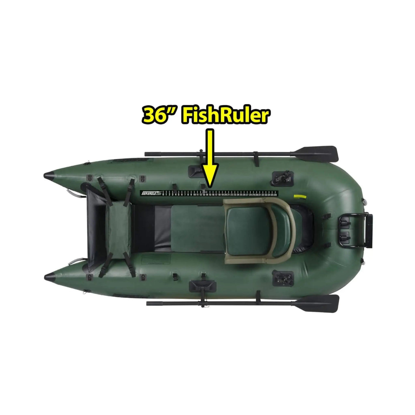 Sea Eagle 1-Person Frameless Pontoon Inflatable Fishing Boat, 9FT [285FPBK] (SAK93163) by SAKSBY WHOLESALE