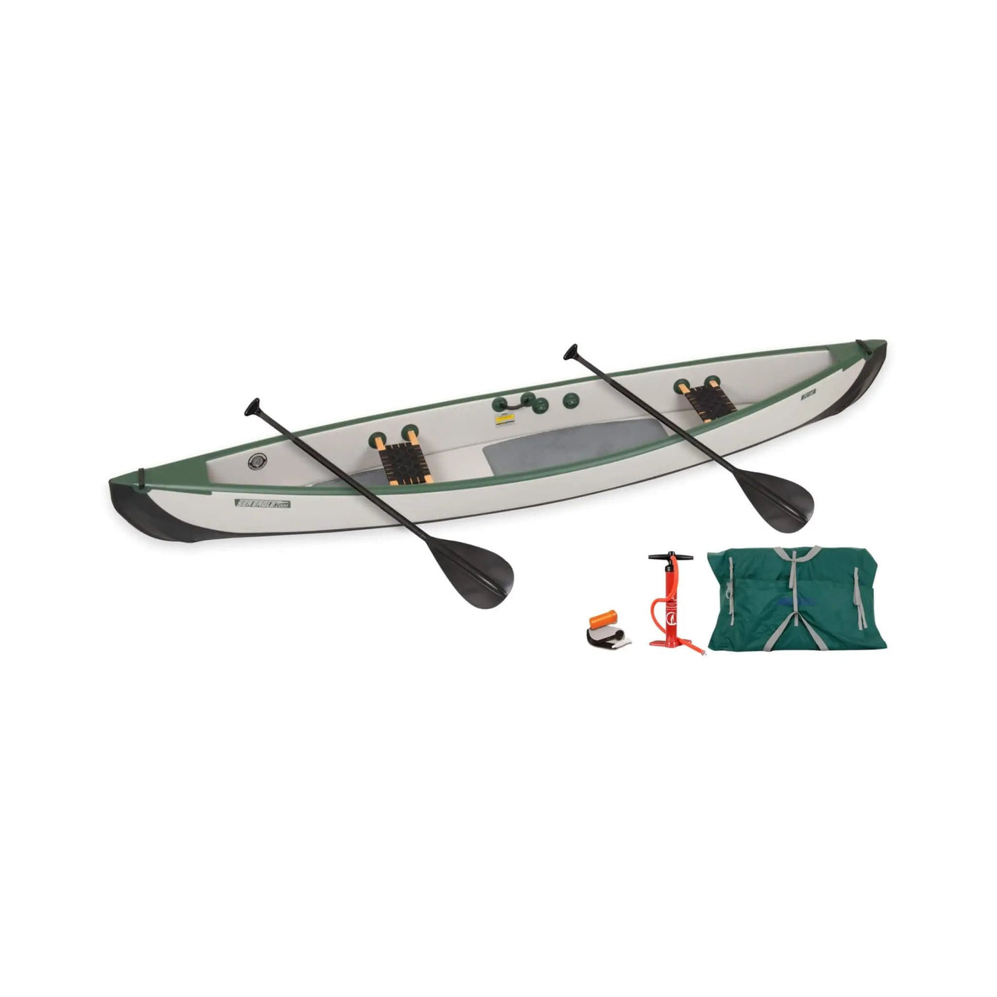 Sea Eagle 3-People TC16 High Pressure All Drop Stitch Inflatable Travel Canoe, 16FT [TC16K] (SAK43086) by SAKSBY WHOLESALE