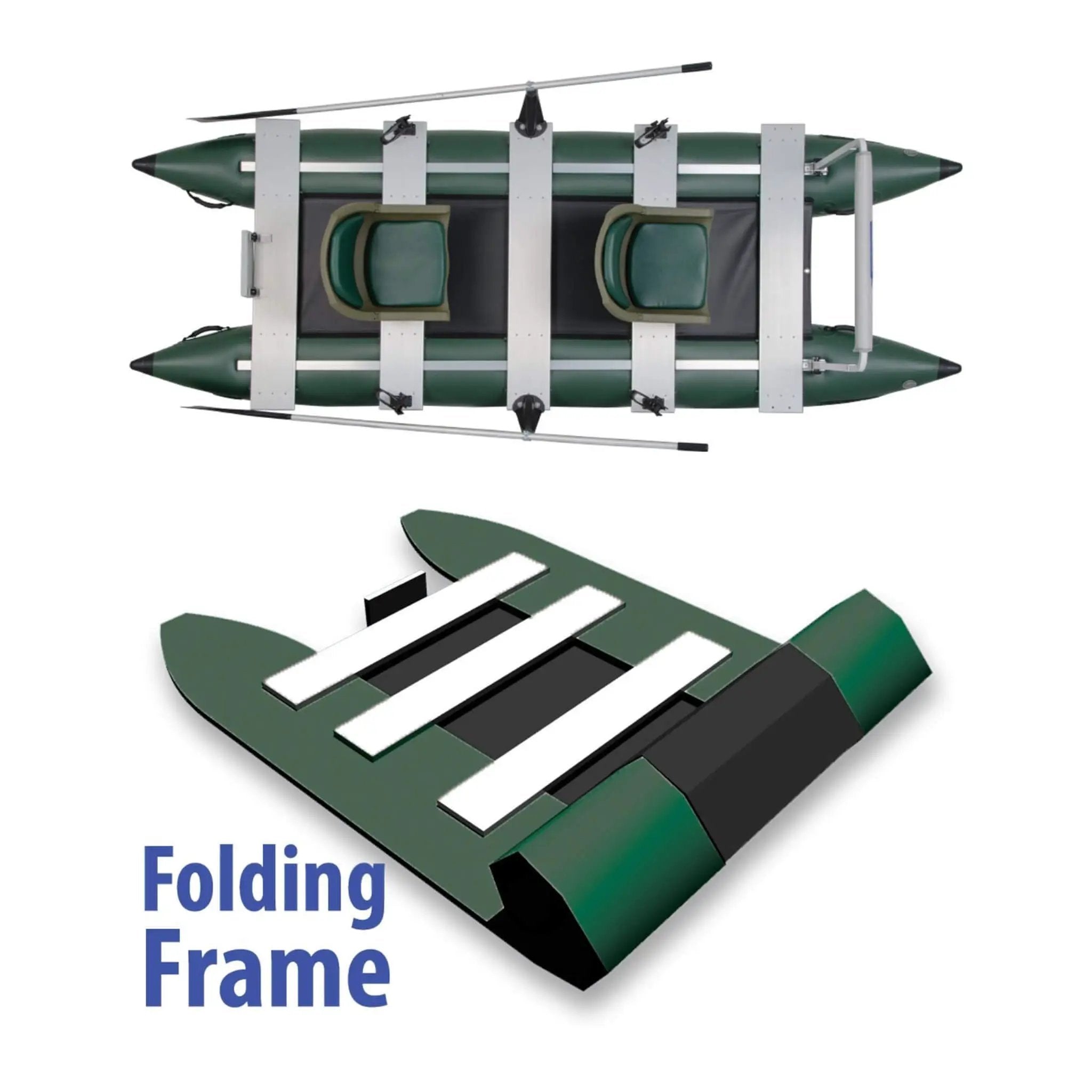 Sea Eagle 375FC FoldCat 2-Persons Inflatable Fishing Lightweight Pontoon Boat [375FCK] (SAK34652) by SAKSBY WHOLESALE