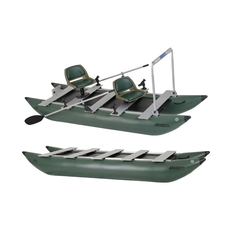 Sea Eagle 375FC FoldCat 2-Persons Inflatable Fishing Lightweight Pontoon Boat [375FCK] (SAK34652) by SAKSBY WHOLESALE