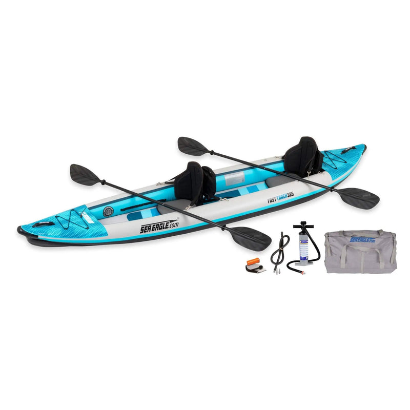 Sea Eagle 385FT FastTrack 12FT 2-Person V-Bottom Inflatable Kayak [385FTK] (SAK25086) by SAKSBY WHOLESALE