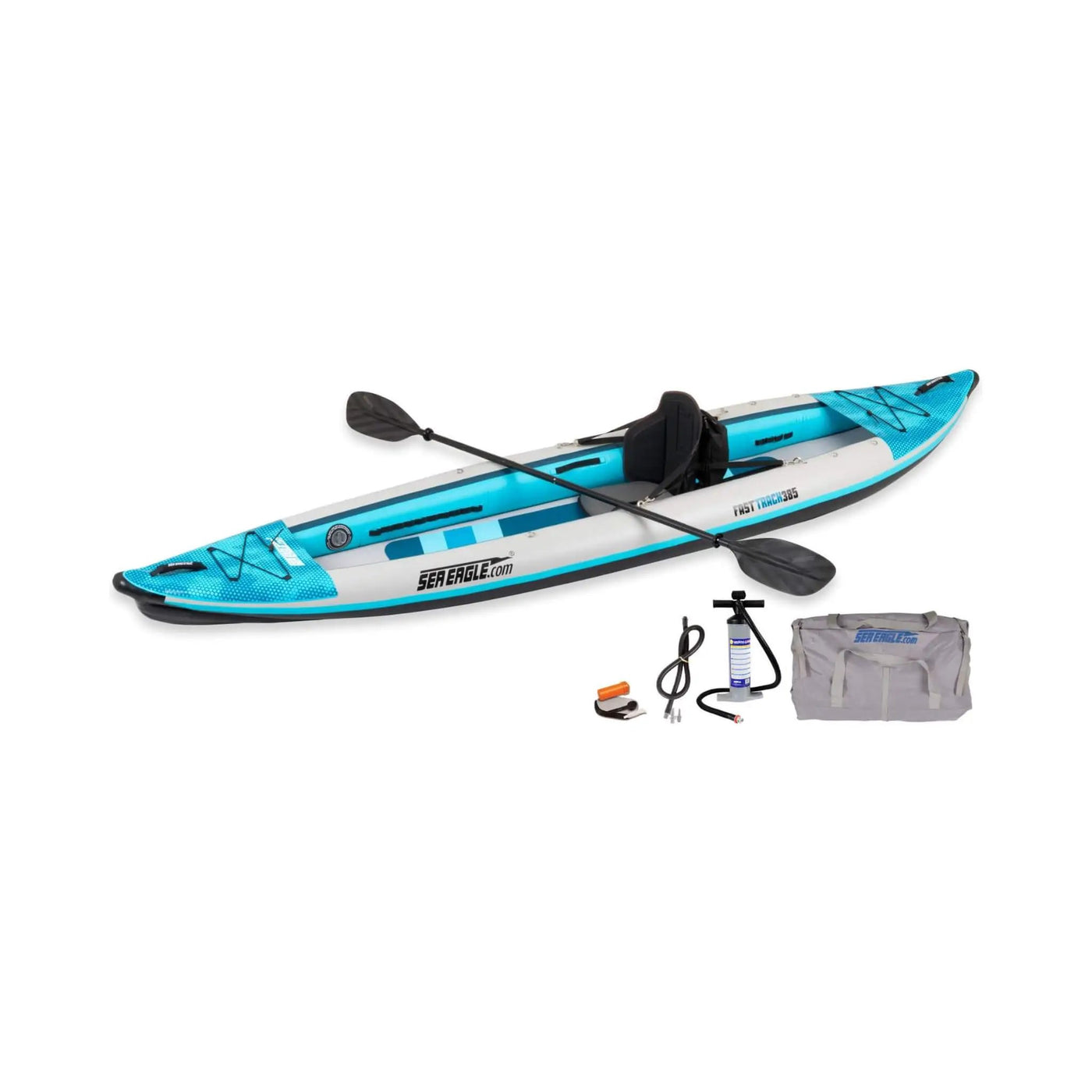 Sea Eagle 385FT FastTrack 12FT 2-Person V-Bottom Inflatable Kayak [385FTK] (SAK25086) by SAKSBY WHOLESALE