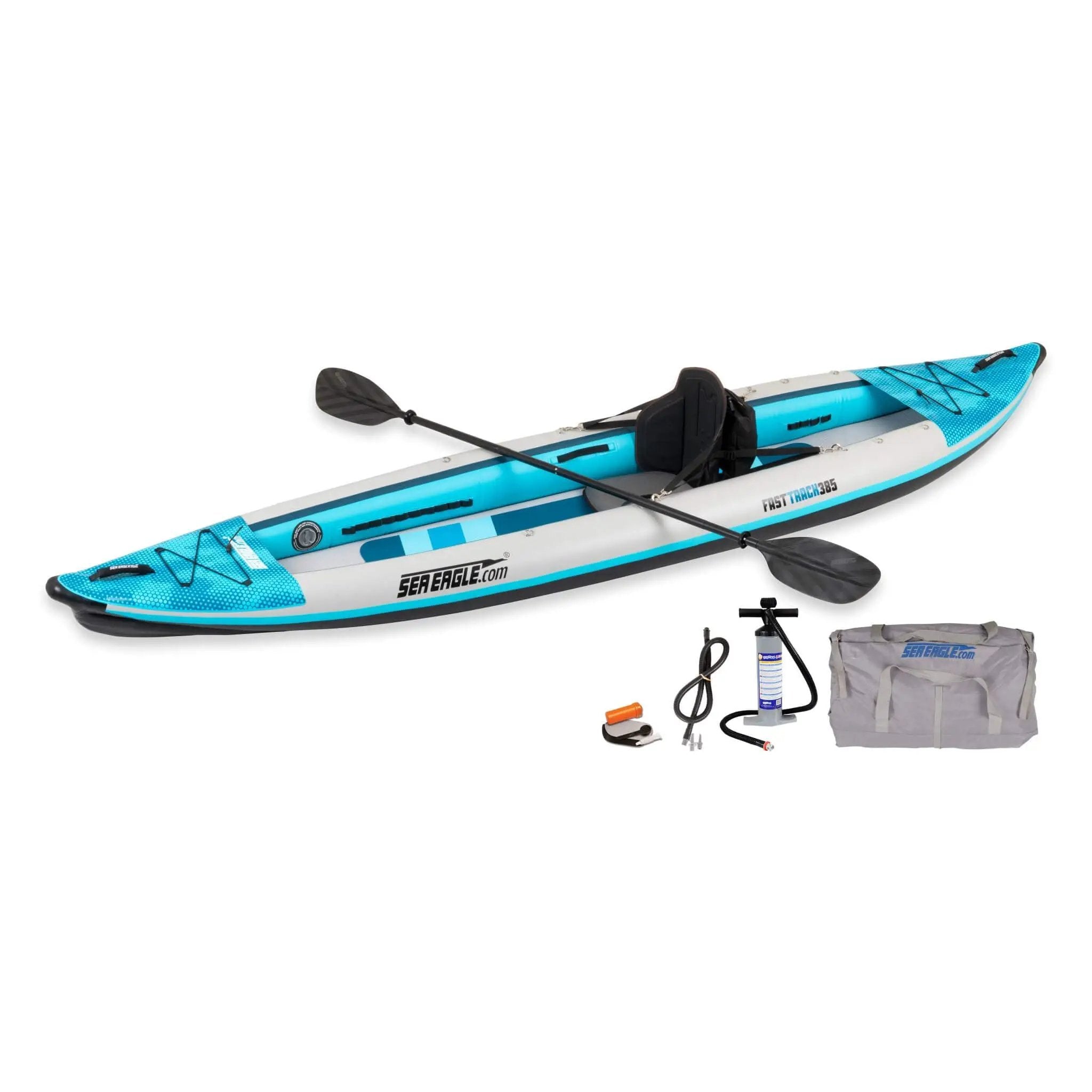 Sea Eagle 385FT FastTrack 12FT 2-Person V-Bottom Inflatable Kayak [385FTK] (SAK25086) by SAKSBY WHOLESALE