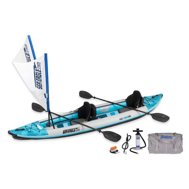 Sea Eagle 385FT FastTrack 12FT 2-Person V-Bottom Inflatable Kayak [385FTK] (SAK25086) by SAKSBY WHOLESALE
