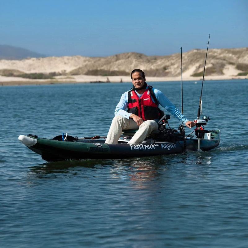 Sea Eagle 385FTA FastTrack 12FT 2- Persons Angler Inflatable Hunter Green Fishing Kayak [385FTAK] (SAK80139) by SAKSBY WHOLESALE