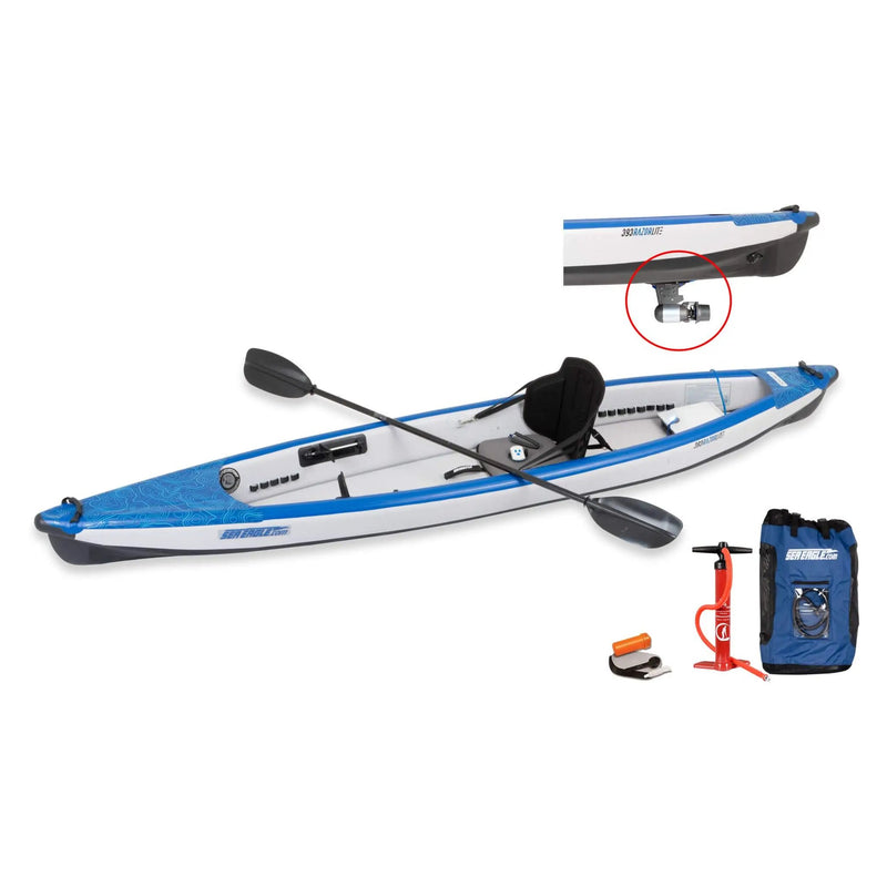 Sea Eagle 393RL RazorLite 1-Person Inflatable Lightweight Kayak With Adjustable Footrests [393RLK] (SAK13961) by SAKSBY WHOLESALE