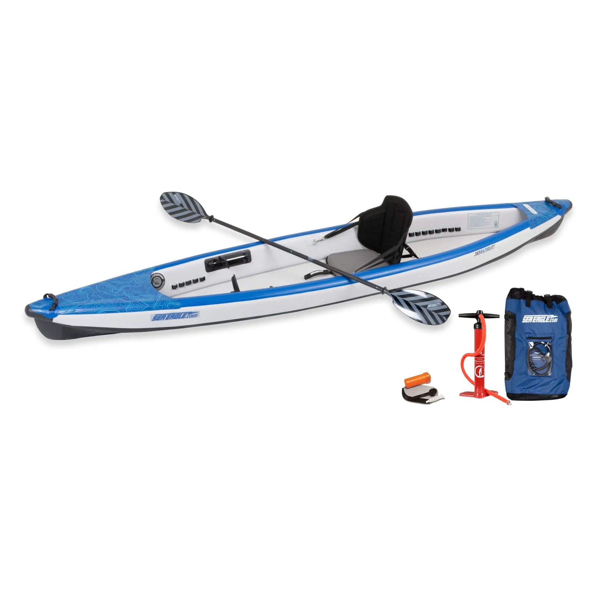 Sea Eagle 393RL RazorLite 1-Person Inflatable Lightweight Kayak With Adjustable Footrests [393RLK] (SAK13961) by SAKSBY WHOLESALE