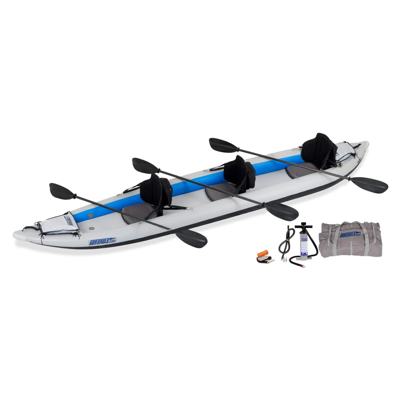 Sea Eagle 465FT FastTrack 15FT 3-Person UltraLight Weight Inflatable Kayak [465FTK] (SAK96507) by SAKSBY WHOLESALE