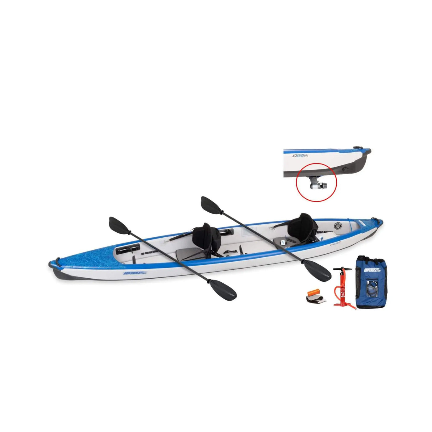 Sea Eagle 473RL RazorLite 2-Person Inflatable Kayak With Adjustable Footrests [473RLK] (SAK98601) by SAKSBY WHOLESALE