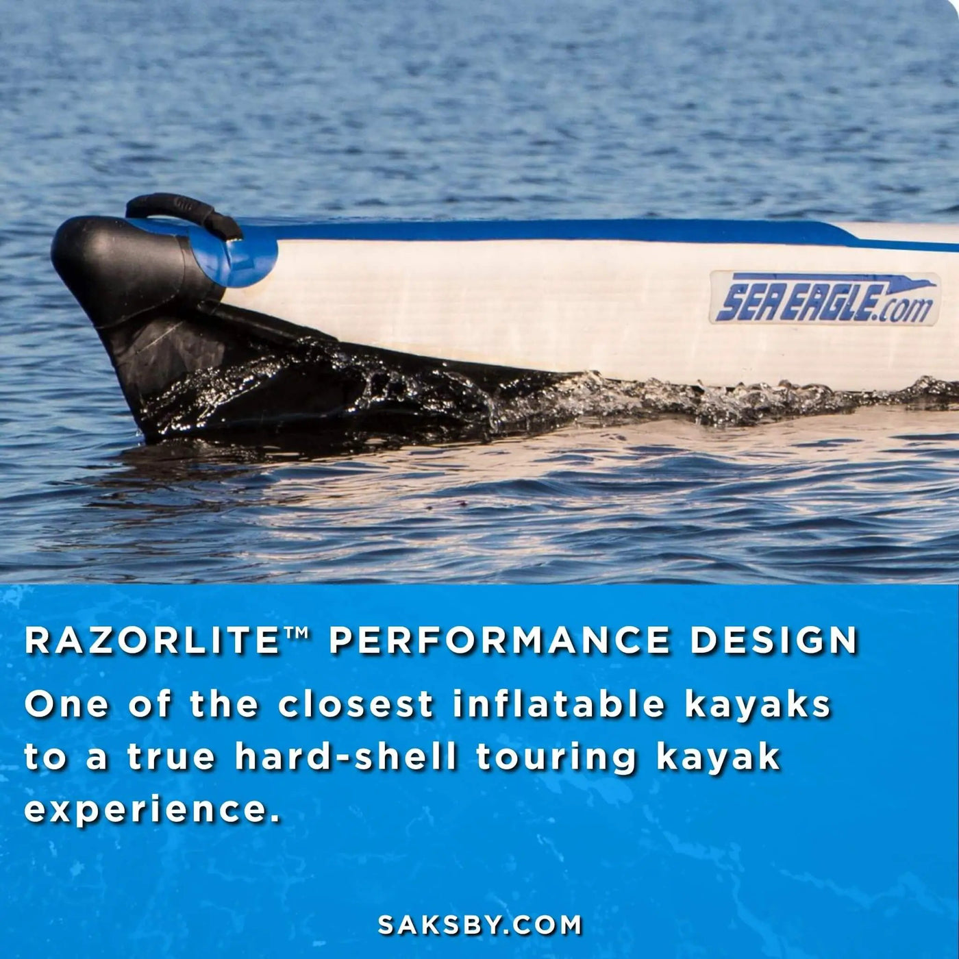 Sea Eagle 473RL RazorLite 2-Person Inflatable Kayak With Adjustable Footrests [473RLK] (SAK98601) by SAKSBY WHOLESALE
