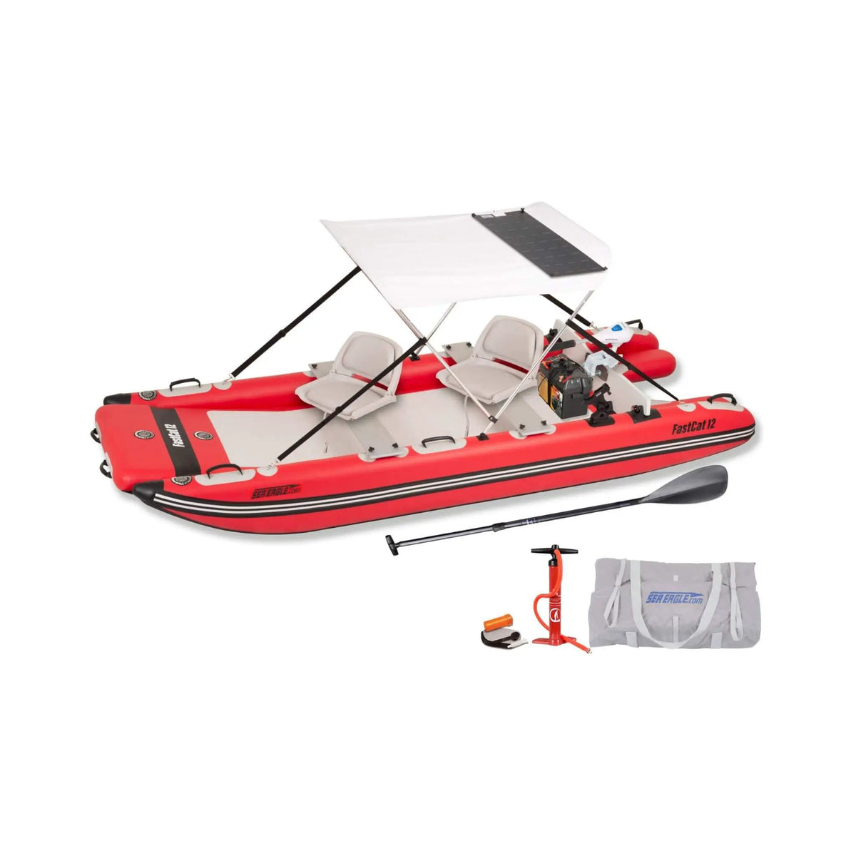 Sea Eagle Boats FastCat12™ Catamaran Inflatable Boat, 13FT [FASTCAT12K] (SAK29684) by SAKSBY WHOLESALE