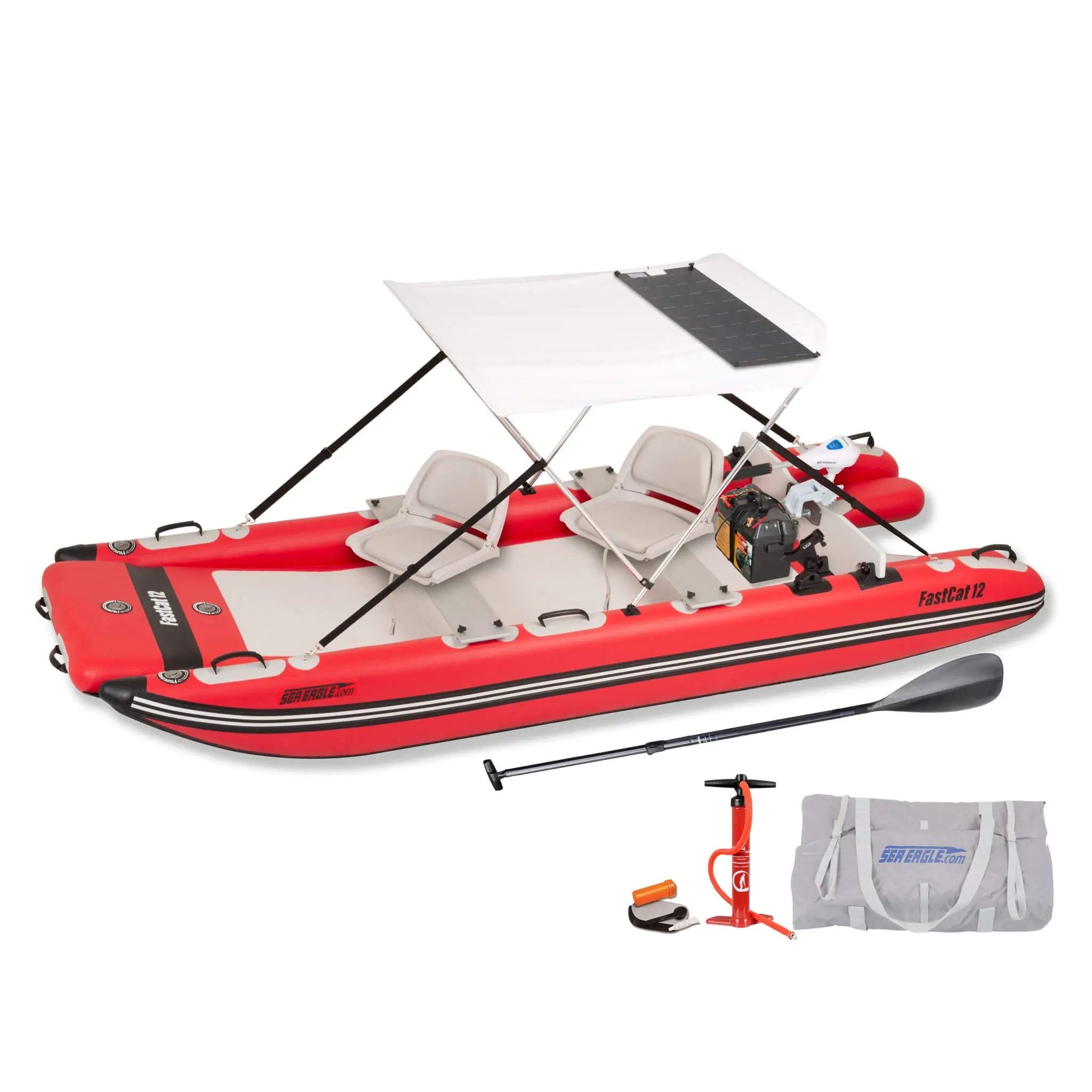 Sea Eagle Boats FastCat12™ Catamaran Inflatable Boat, 13FT [FASTCAT12K] (SAK29684) by SAKSBY WHOLESALE