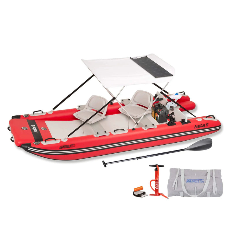 Sea Eagle Boats FastCat12™ Catamaran Inflatable Boat, 13FT [FASTCAT12K] (SAK29684) by SAKSBY WHOLESALE