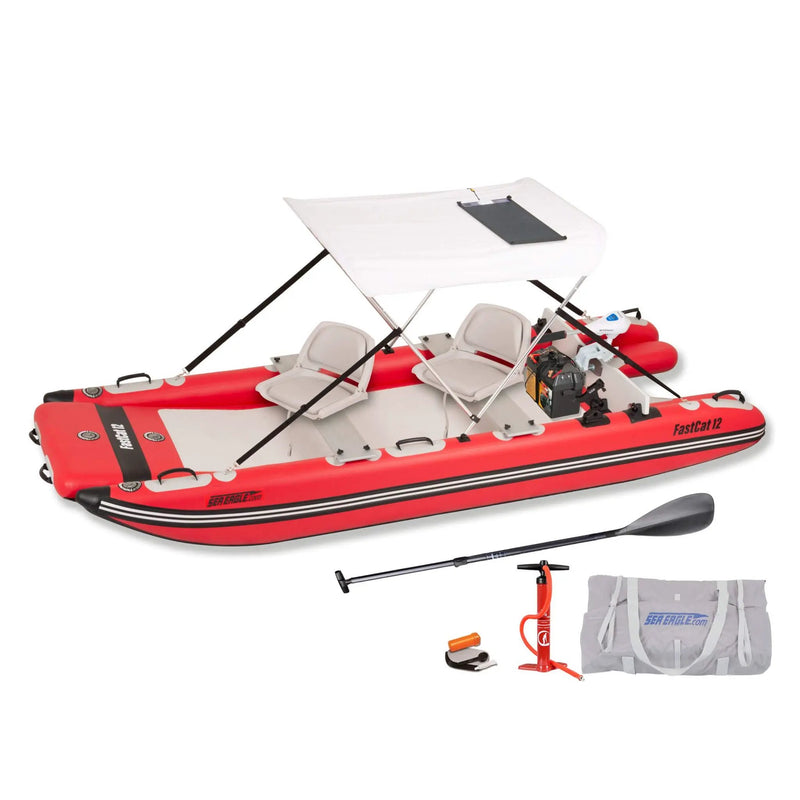 Sea Eagle Boats FastCat12™ Catamaran Inflatable Boat, 13FT [FASTCAT12K] (SAK29684) by SAKSBY WHOLESALE