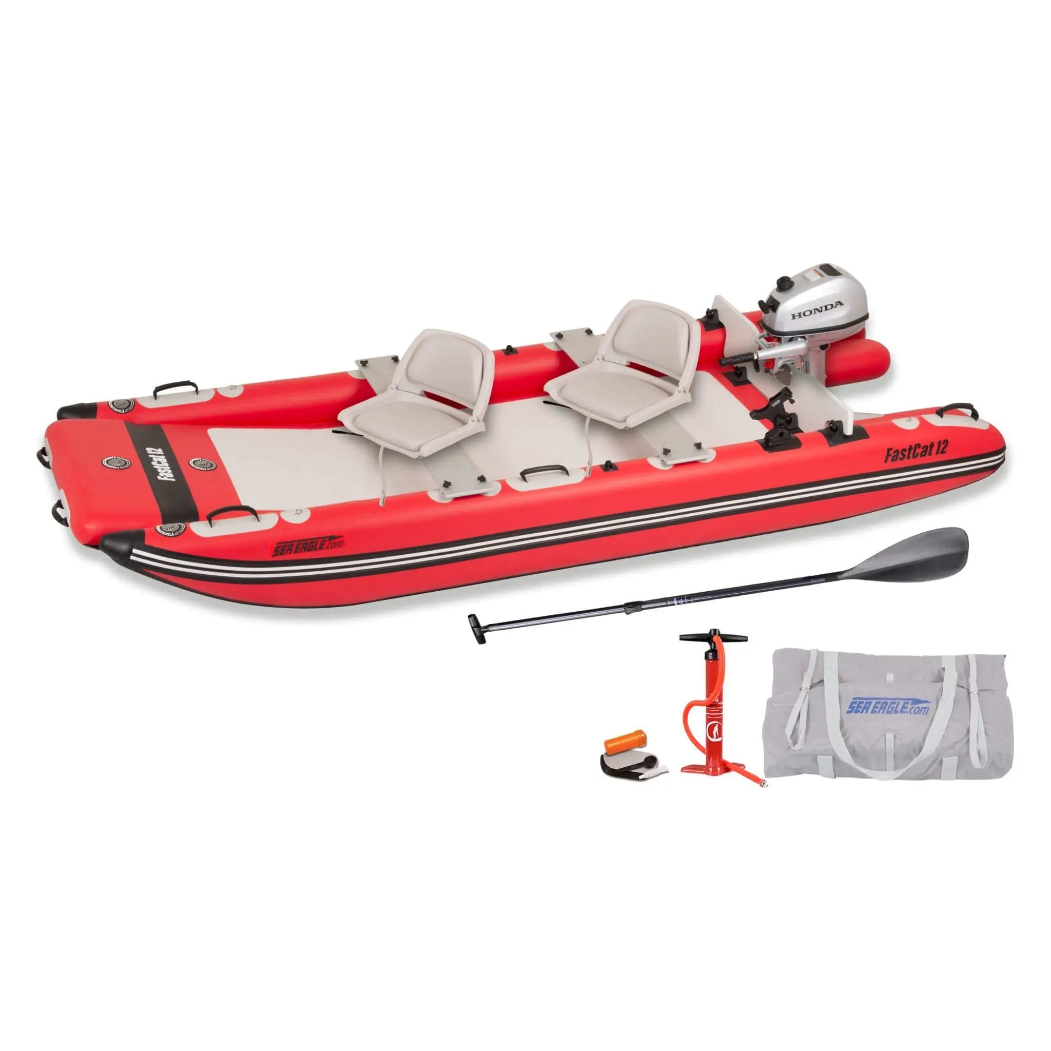 Sea Eagle Boats FastCat12™ Catamaran Inflatable Boat, 13FT [FASTCAT12K] (SAK29684) by SAKSBY WHOLESALE