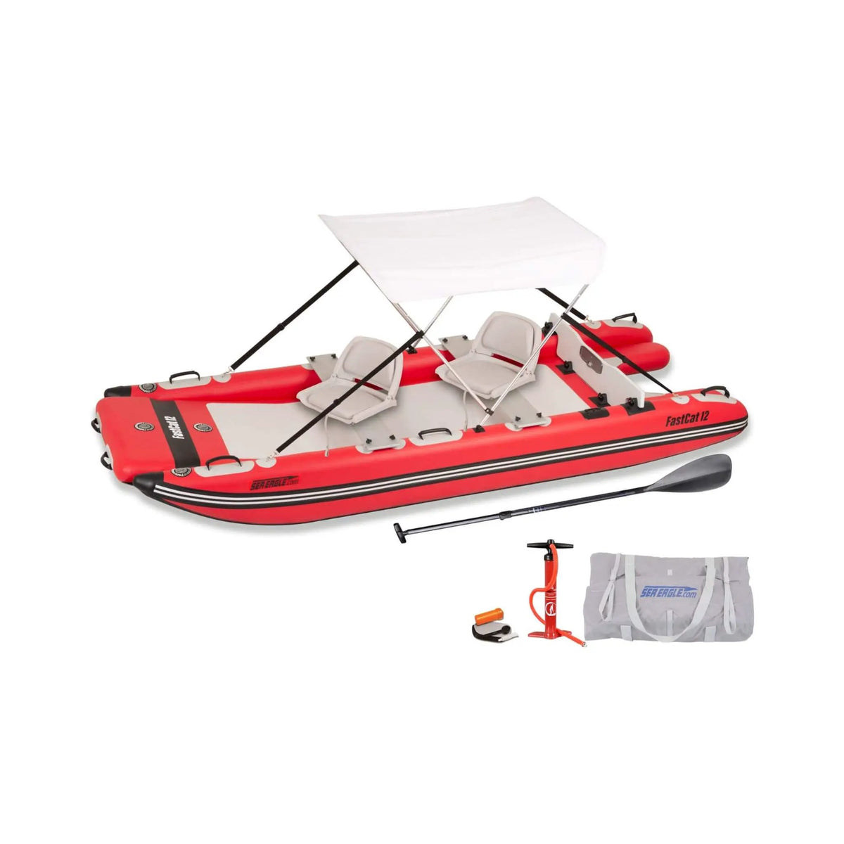 Sea Eagle Boats FastCat12™ Catamaran Inflatable Boat, 13FT [FASTCAT12K] (SAK29684) by SAKSBY WHOLESALE