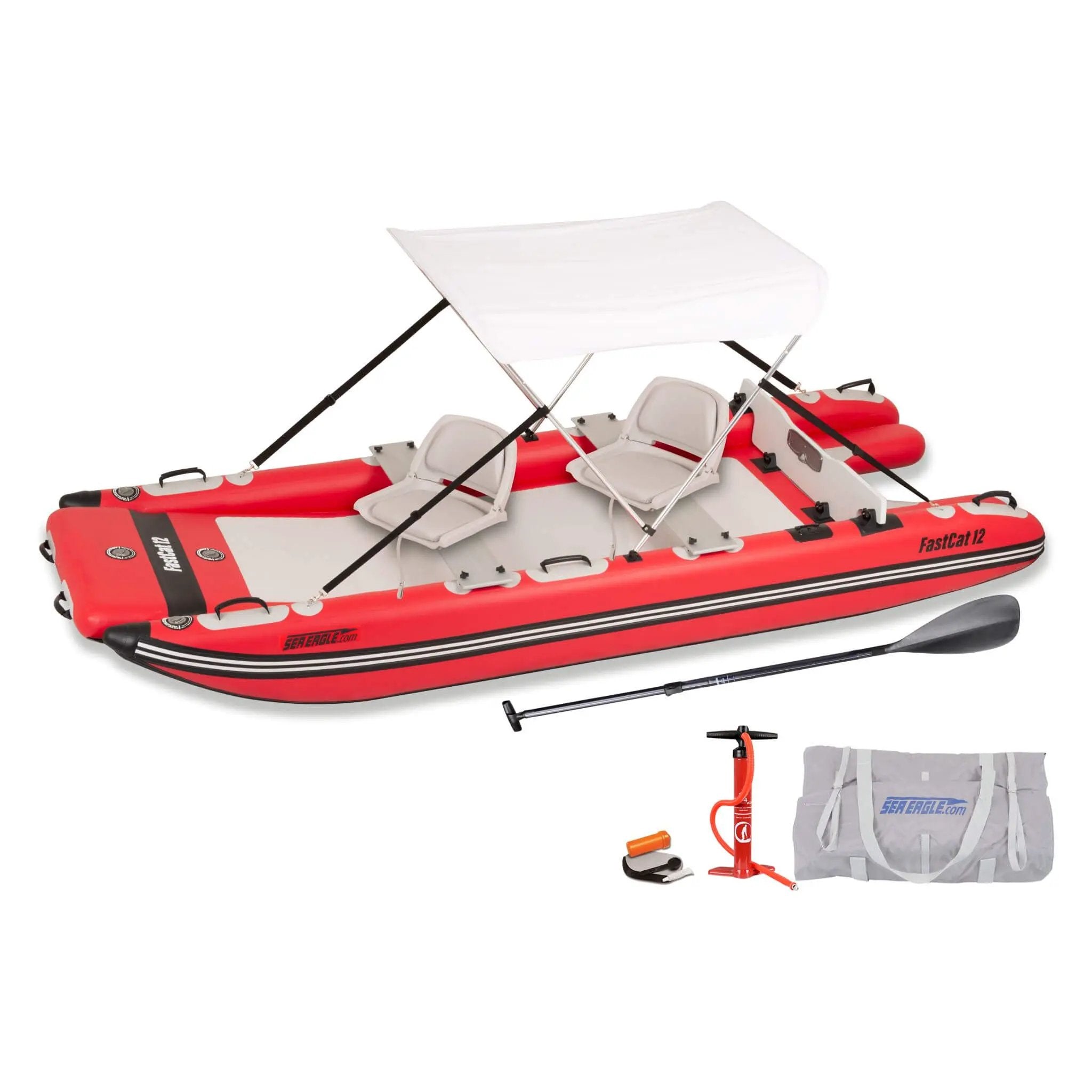 Sea Eagle Boats FastCat12™ Catamaran Inflatable Boat, 13FT [FASTCAT12K] (SAK29684) by SAKSBY WHOLESALE